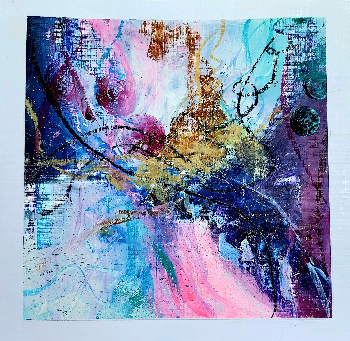 Freedom and truth, 23x23 cm