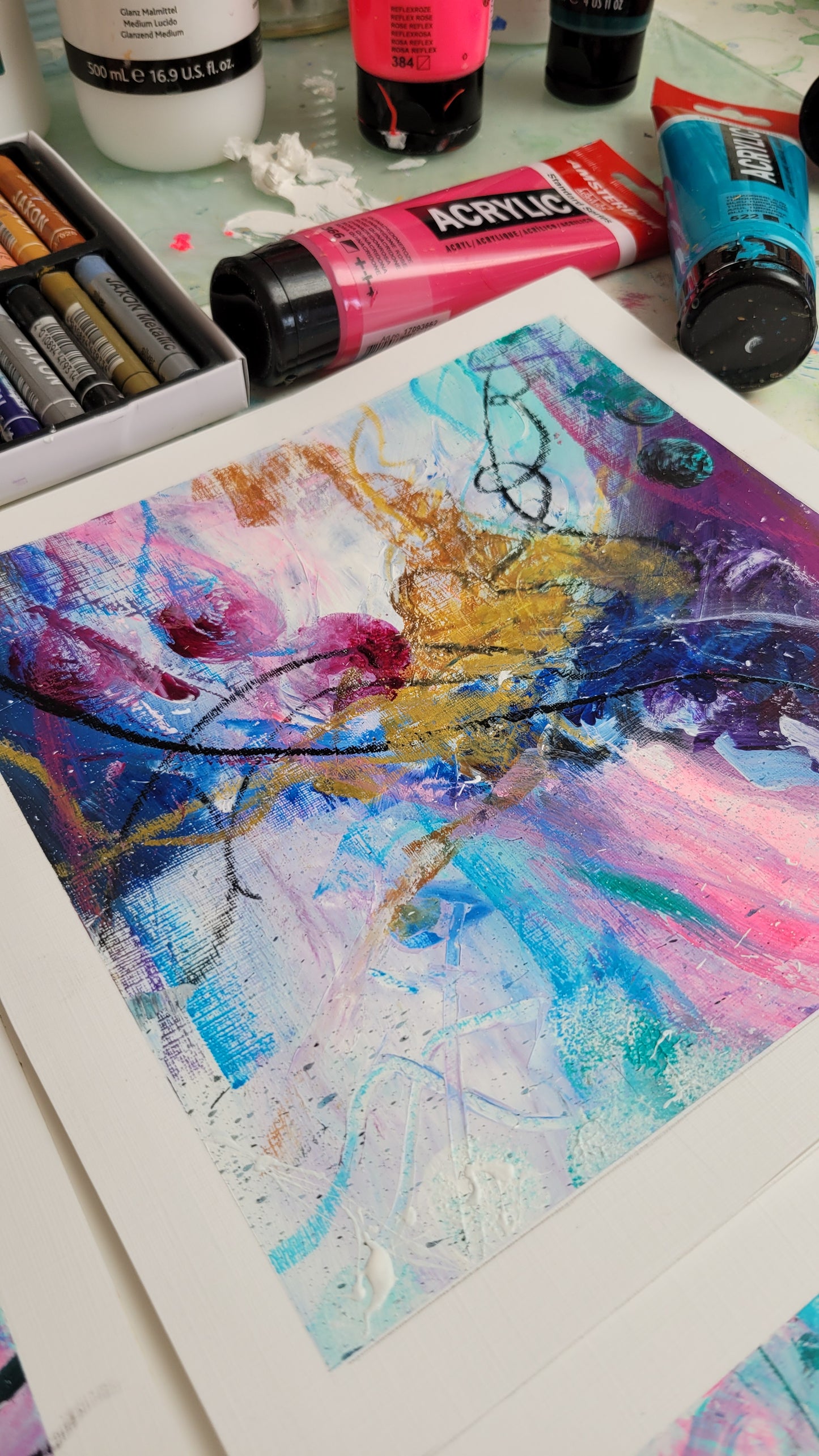 Freedom and truth, 23x23 cm