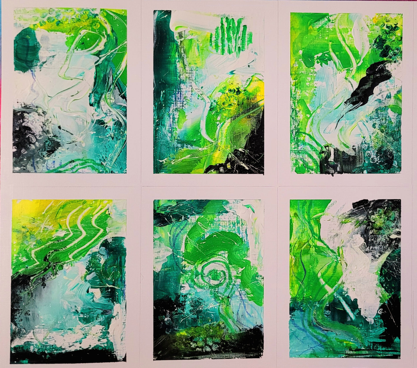 Green ecstasy I, 18x13 cm
