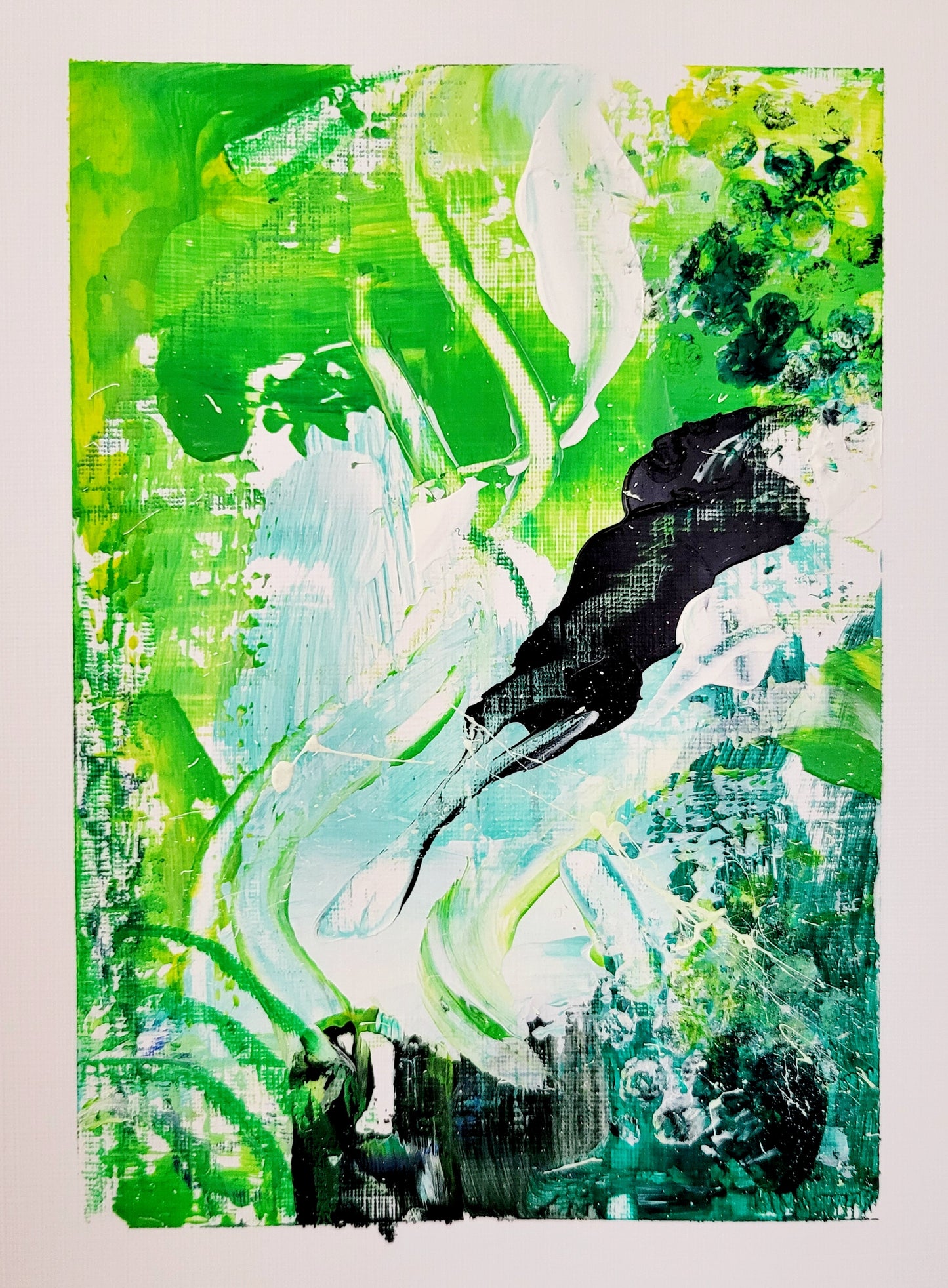 Green ecstasy V, 18x13 cm