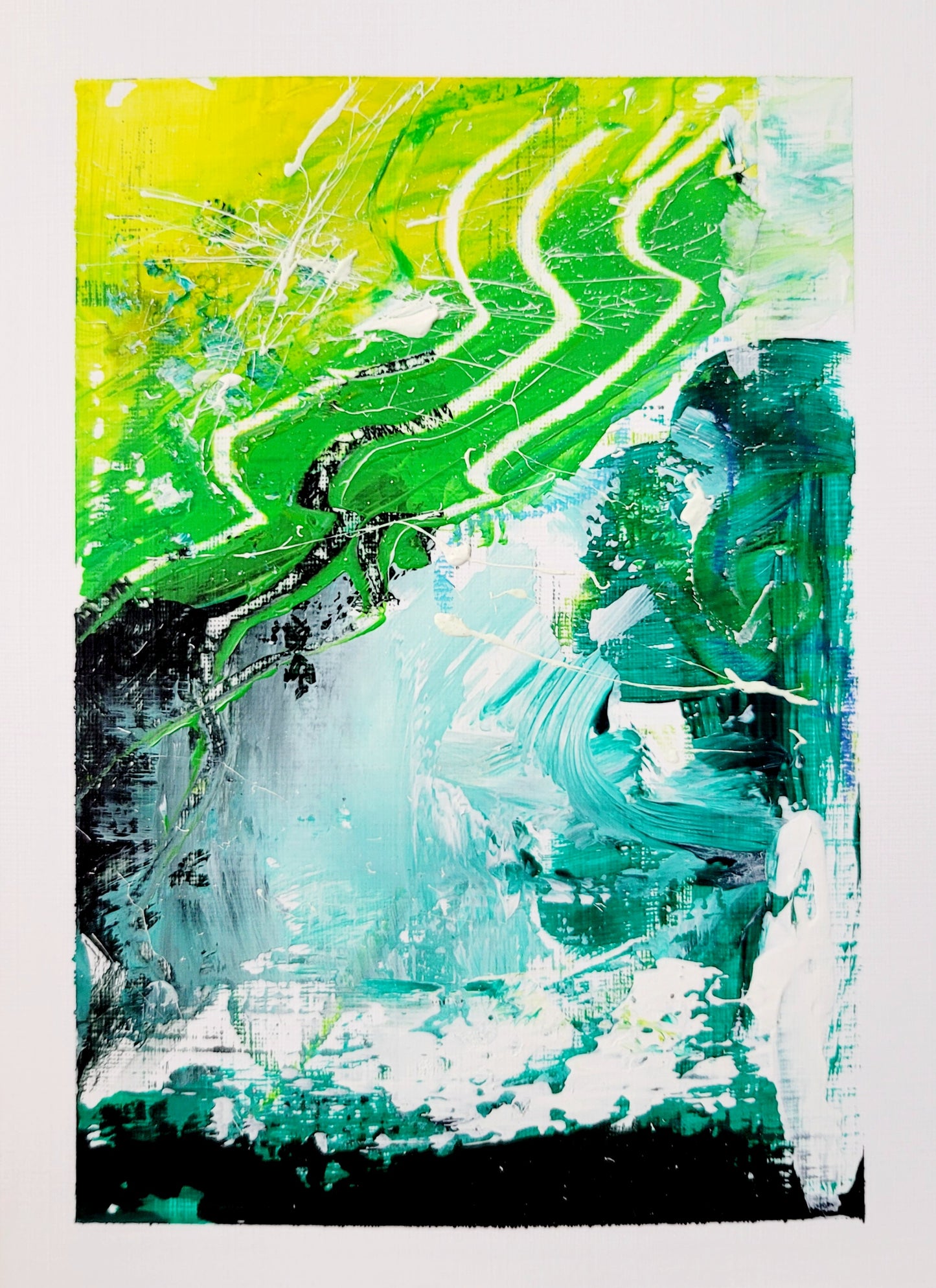 Green ecstasy II, 18x13 cm