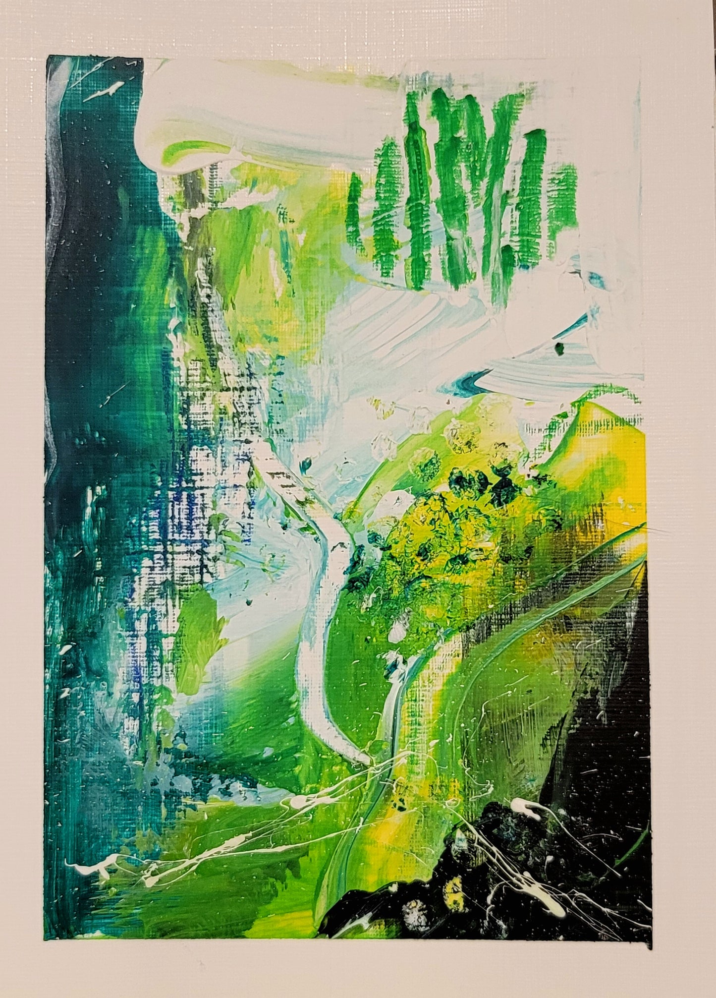 Green ecstasy I, 18x13 cm