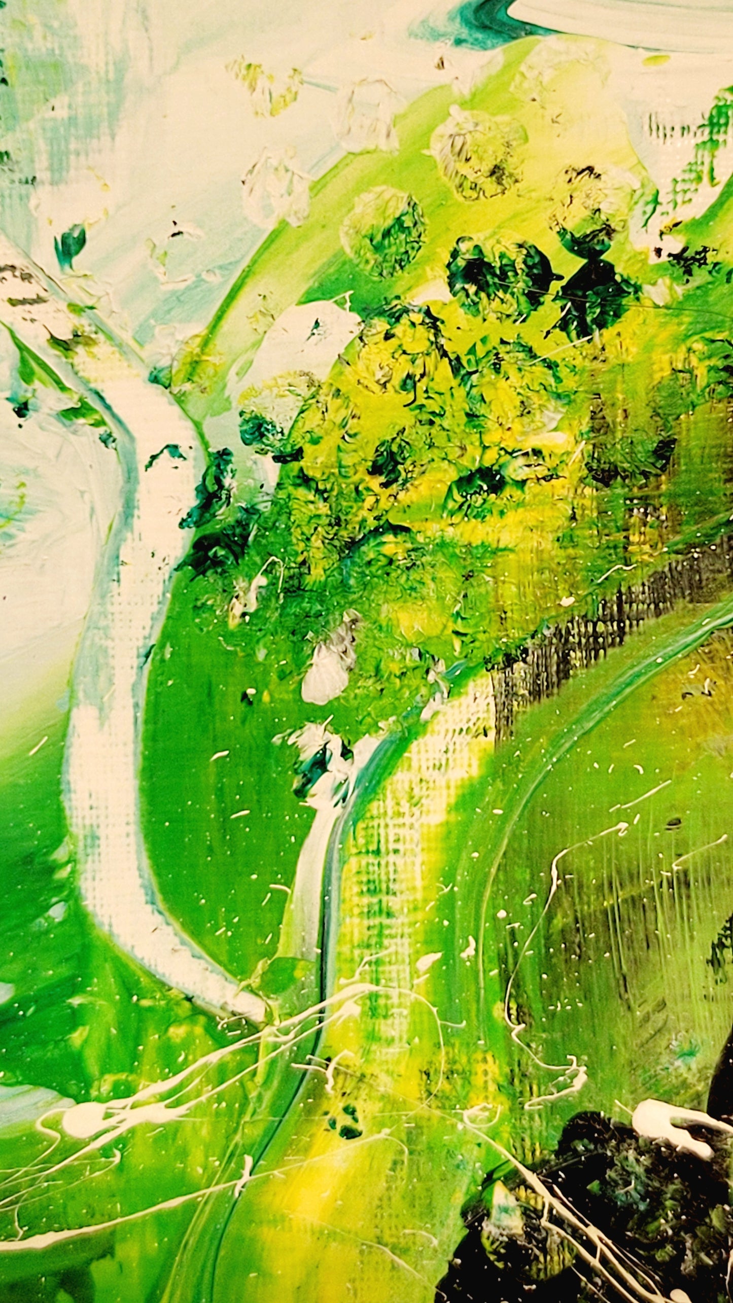 Green ecstasy I, 18x13 cm
