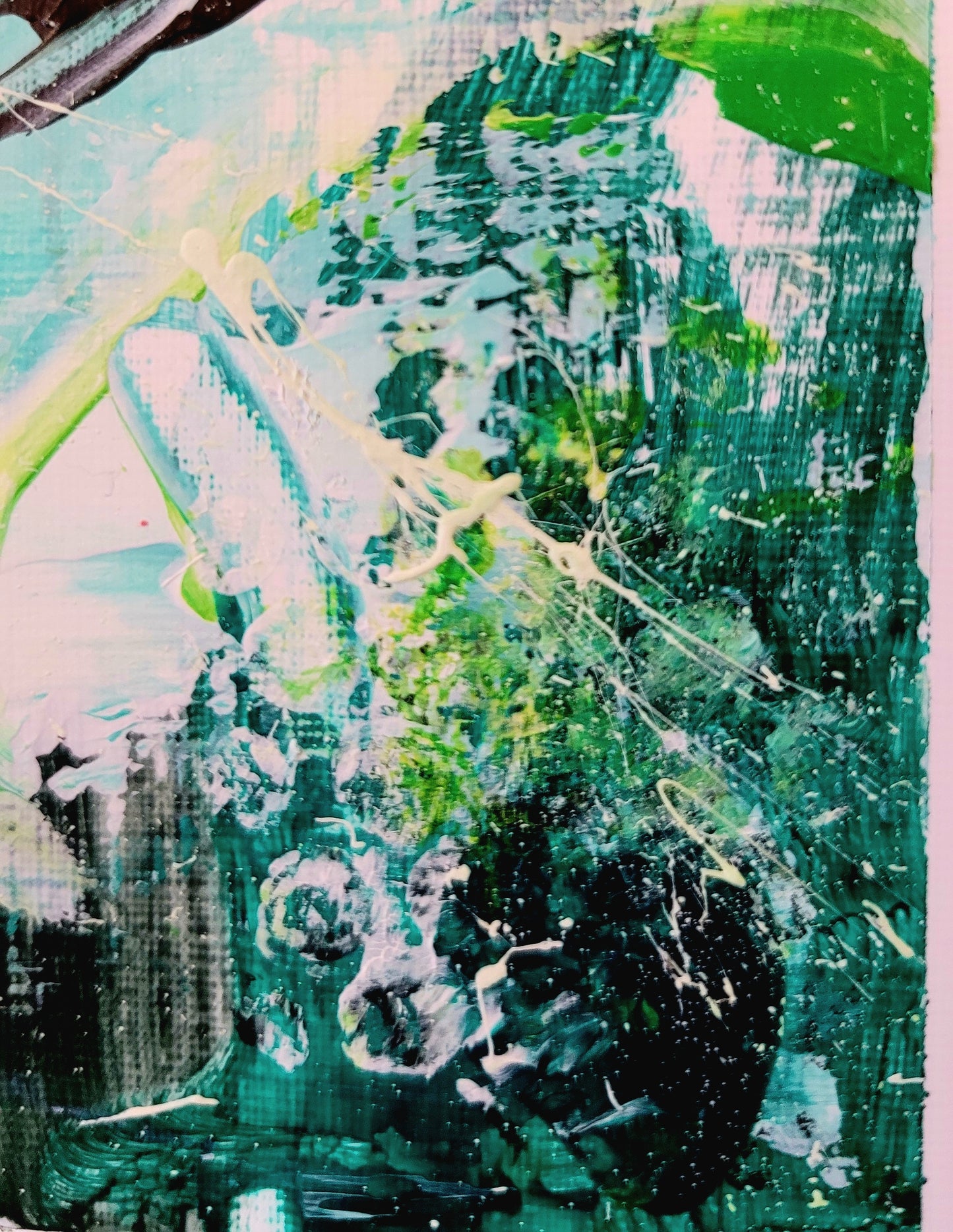 Green ecstasy V, 18x13 cm