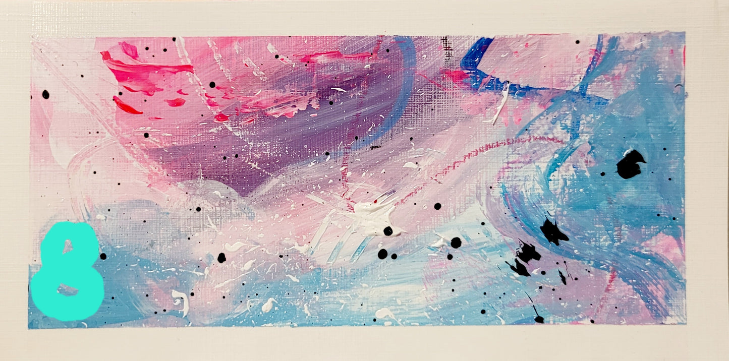 Sea Space Series I-VIII, 13x18 cm