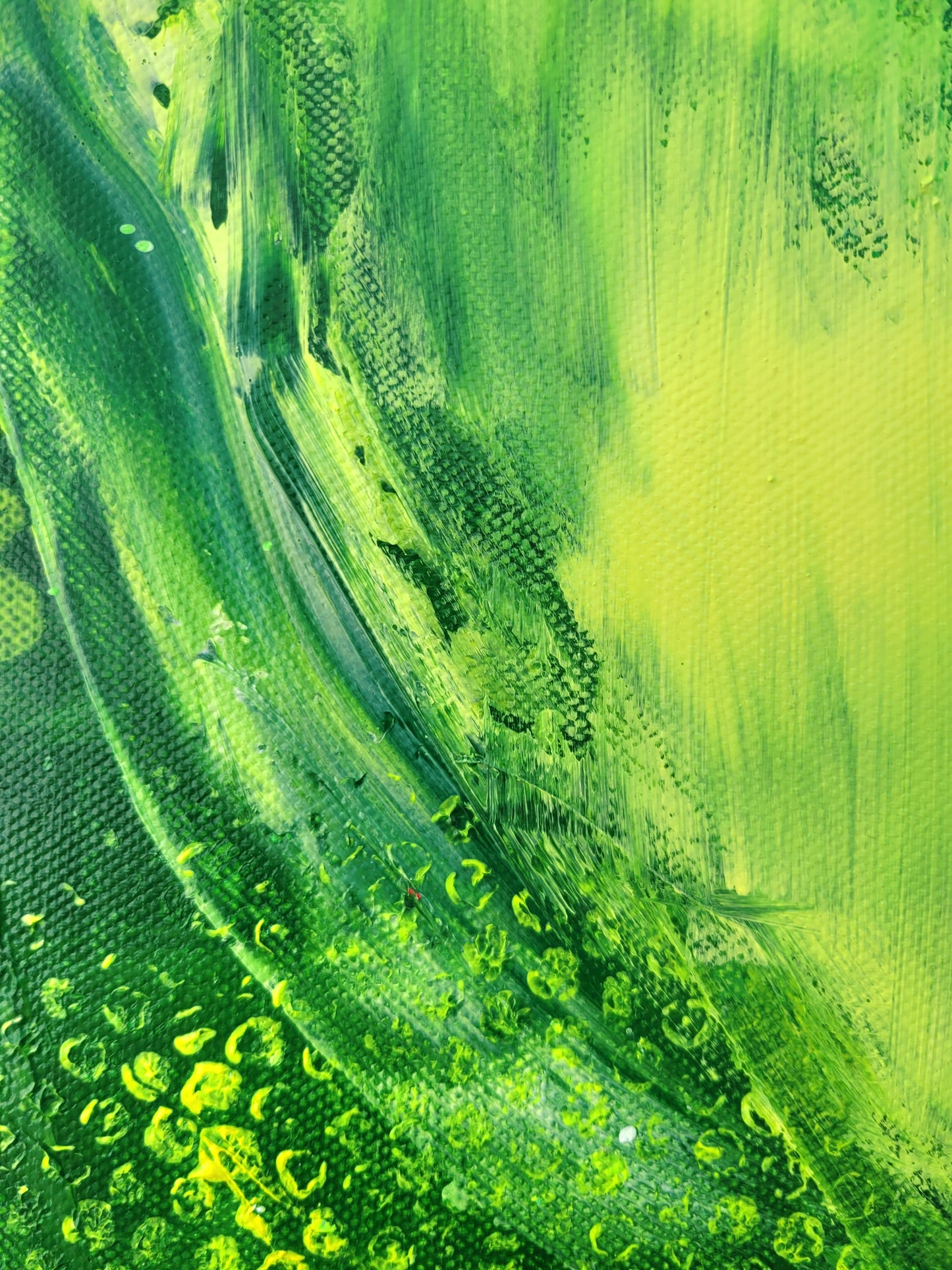 Dive into green, 80x60 cm