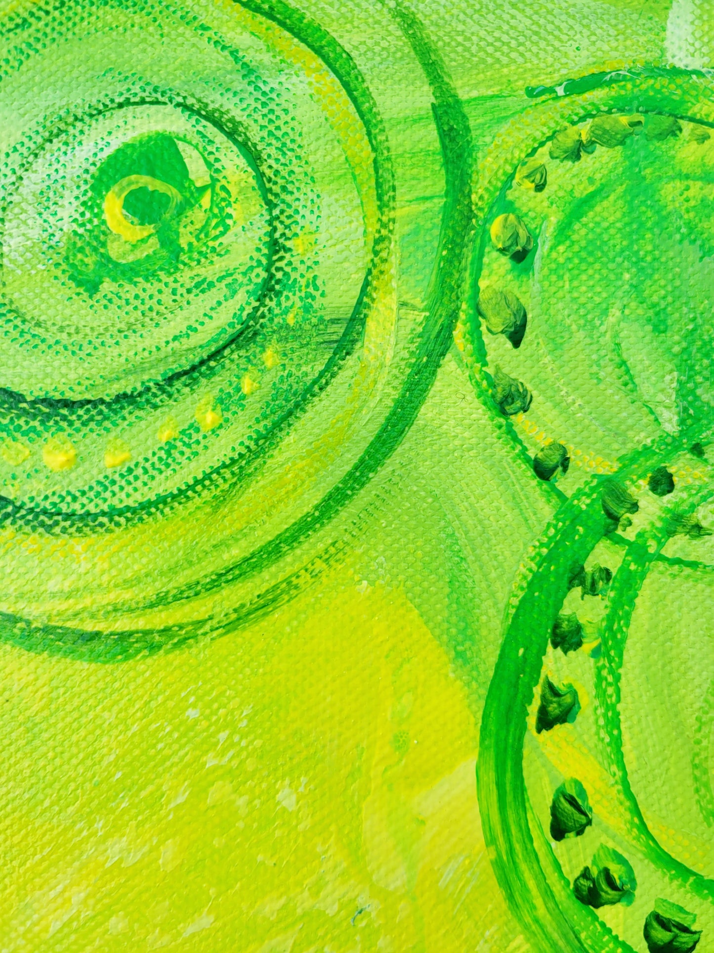 Dive into green, 80x60 cm