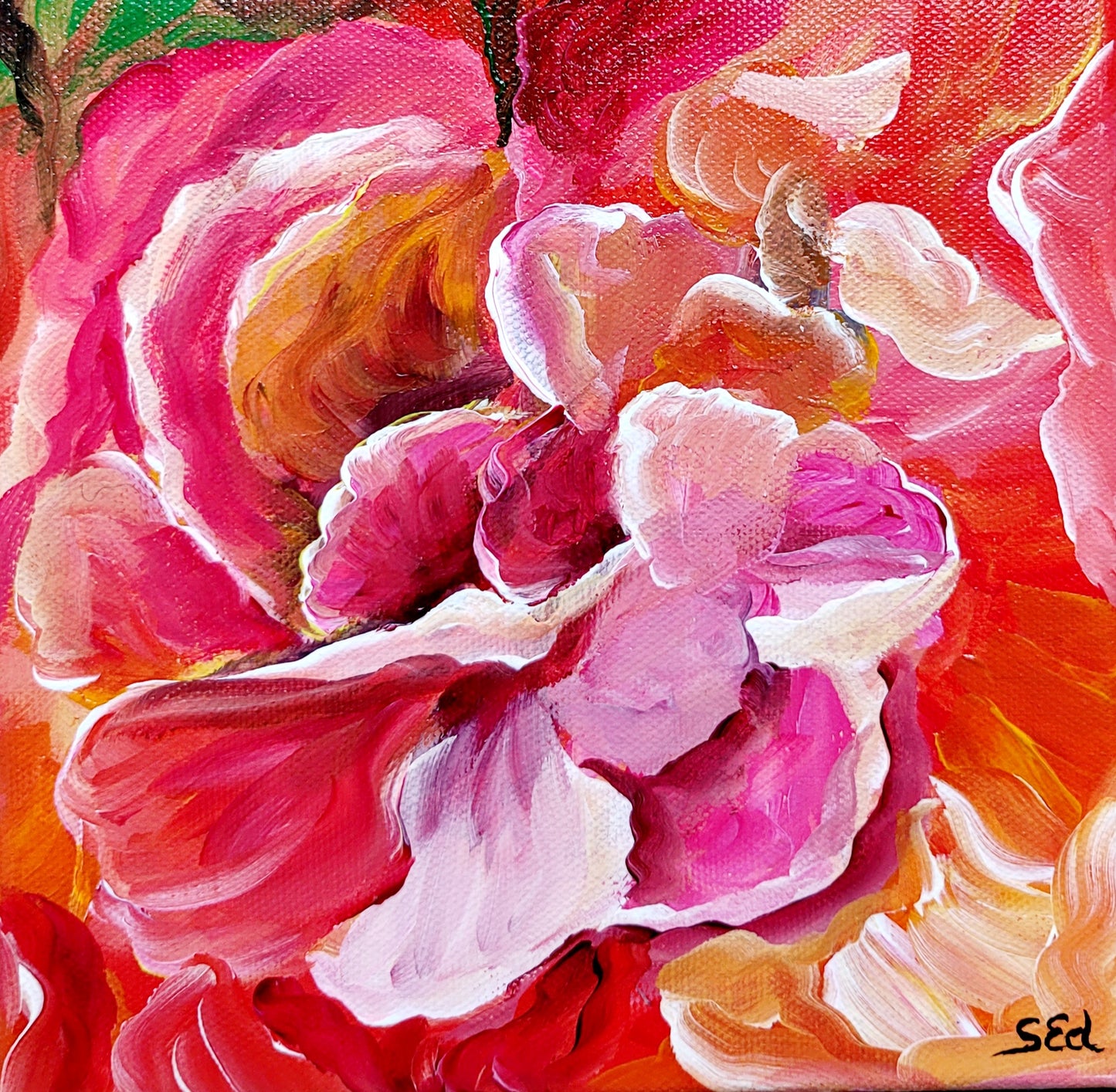 Valentine bloom I, 20x20 cm