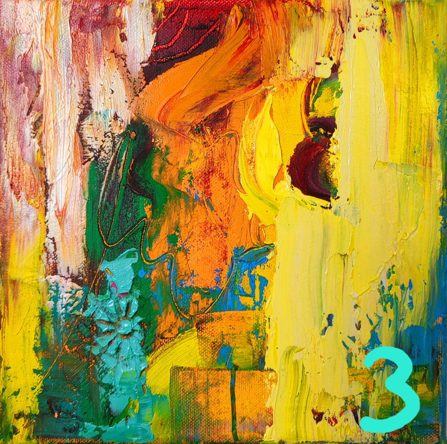 Sun and energy I-III, 20x20cm