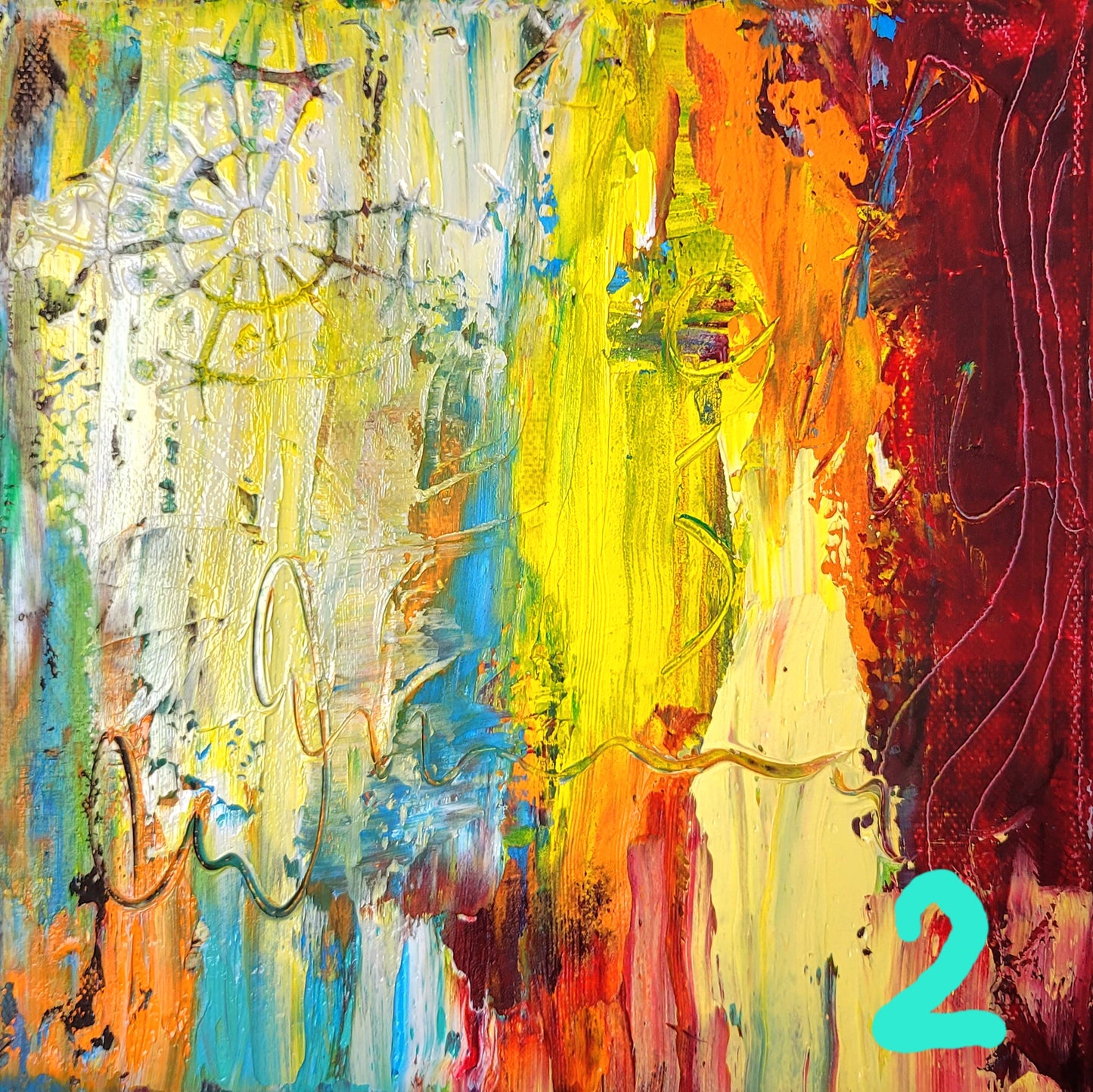 Sun and energy I-III, 20x20cm