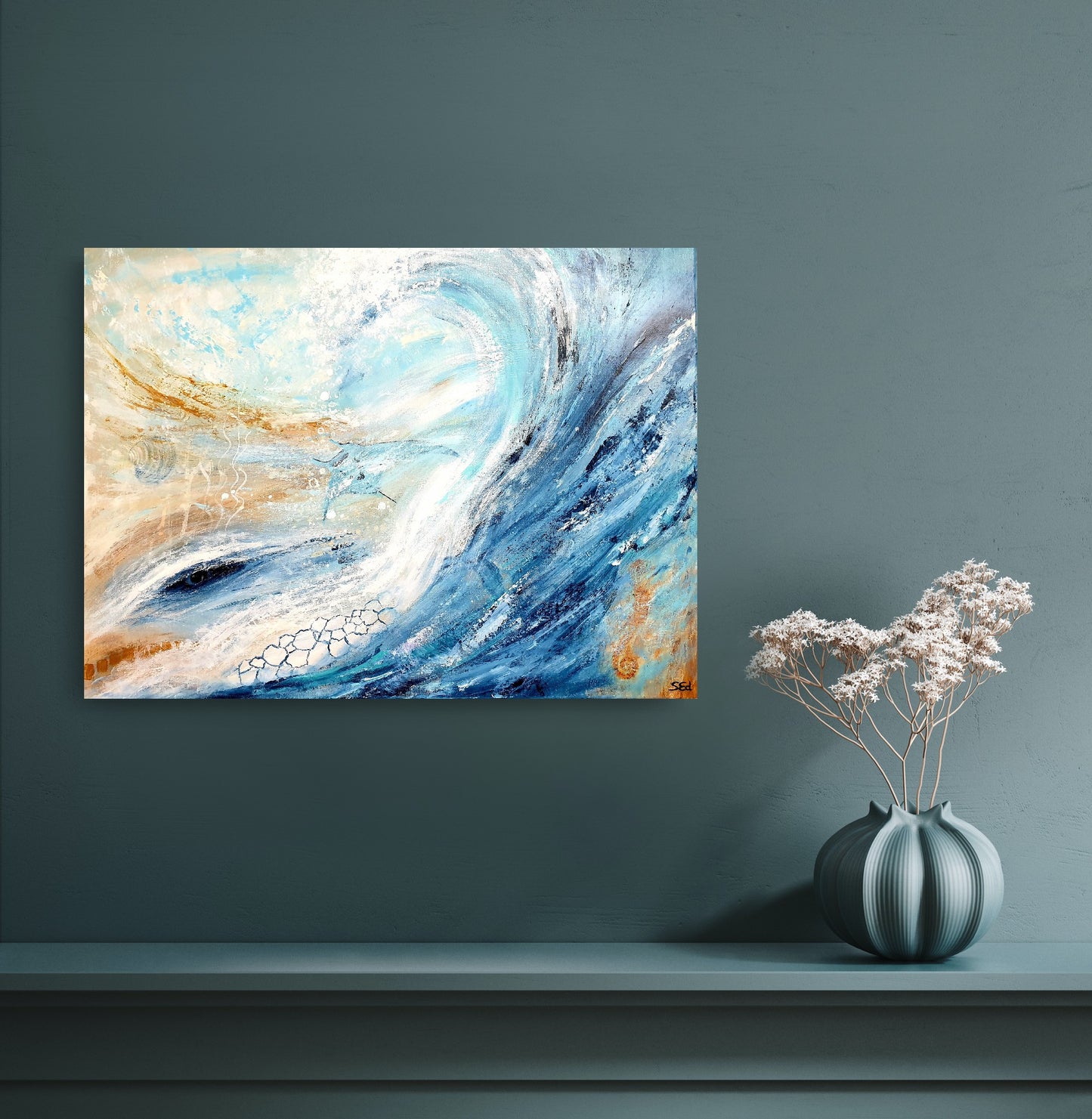 The sea is watching you, 60x80cm