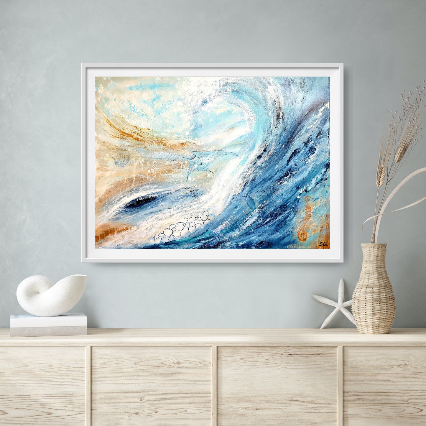 The sea is watching you, 60x80cm