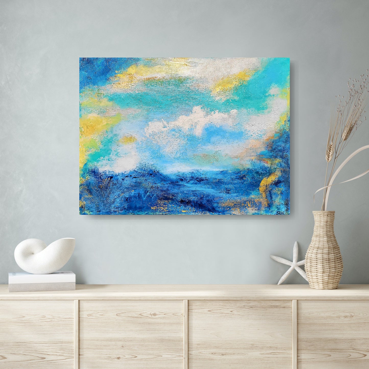 Blue headlands, 60x80 cm