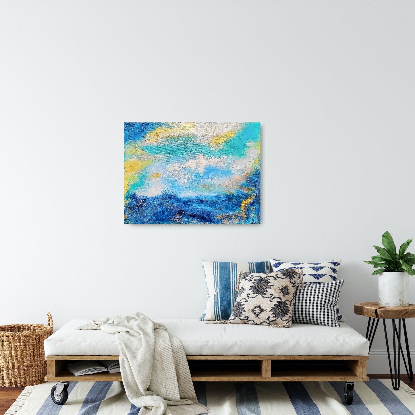 Blue headlands, 60x80 cm