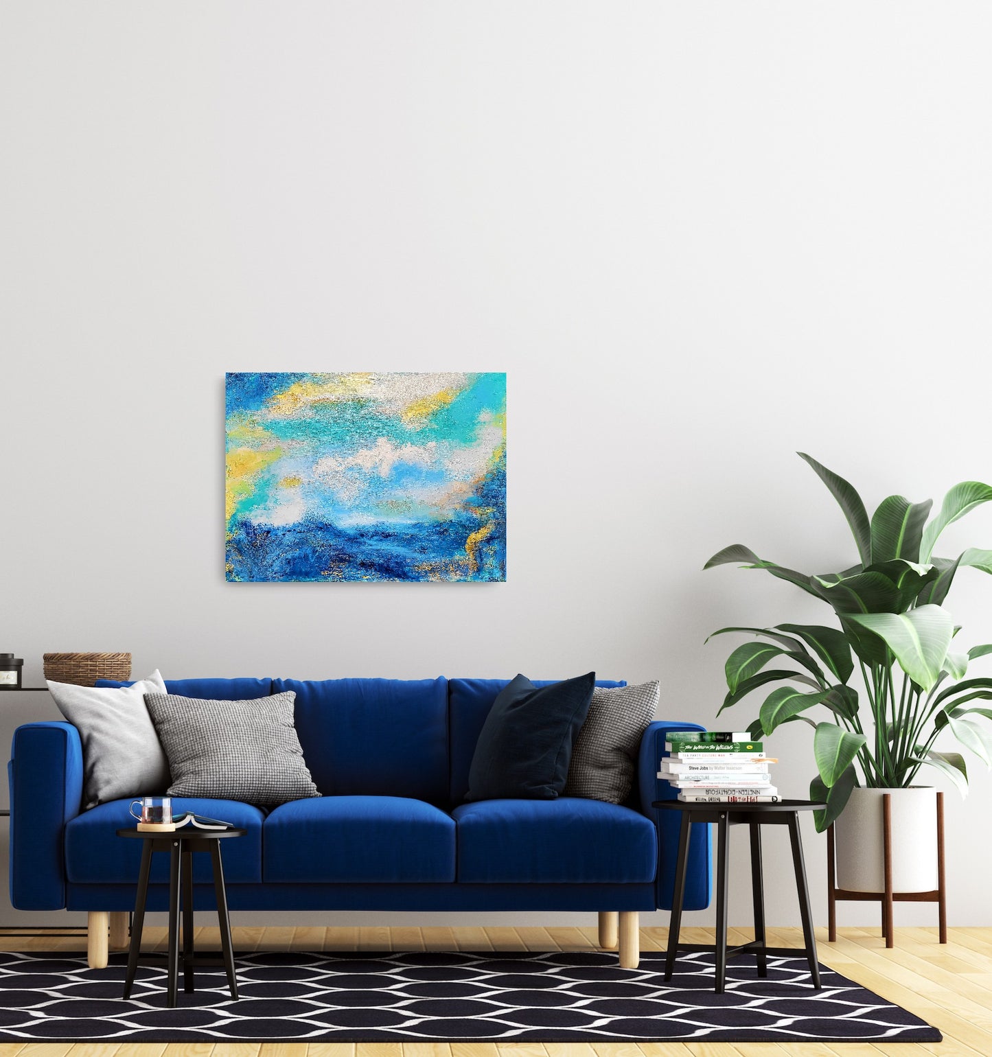 Blue headlands, 60x80 cm