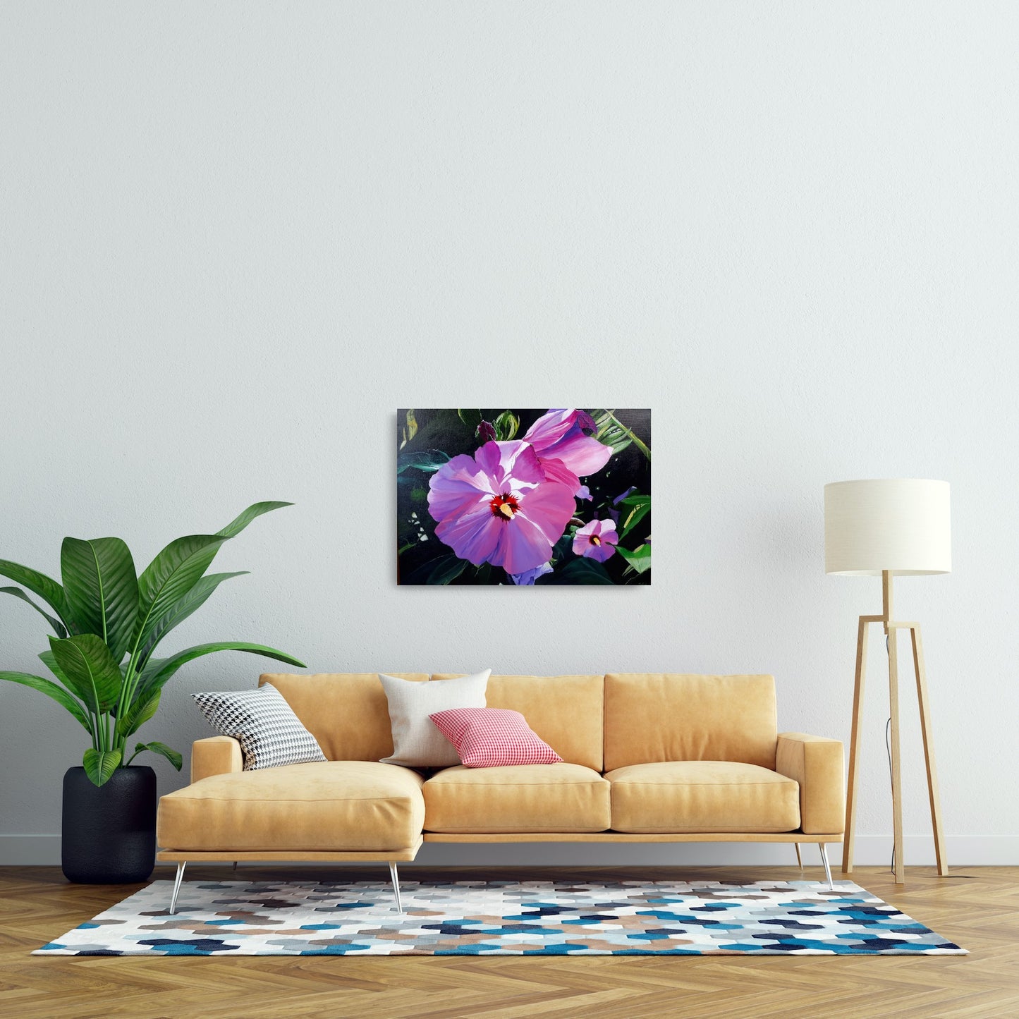 'Sueño de hibisco', 50x70cm