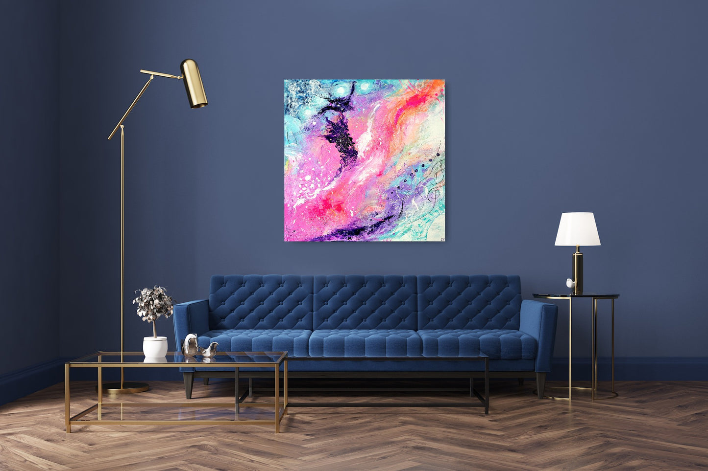 Free mind, 90x90 cm