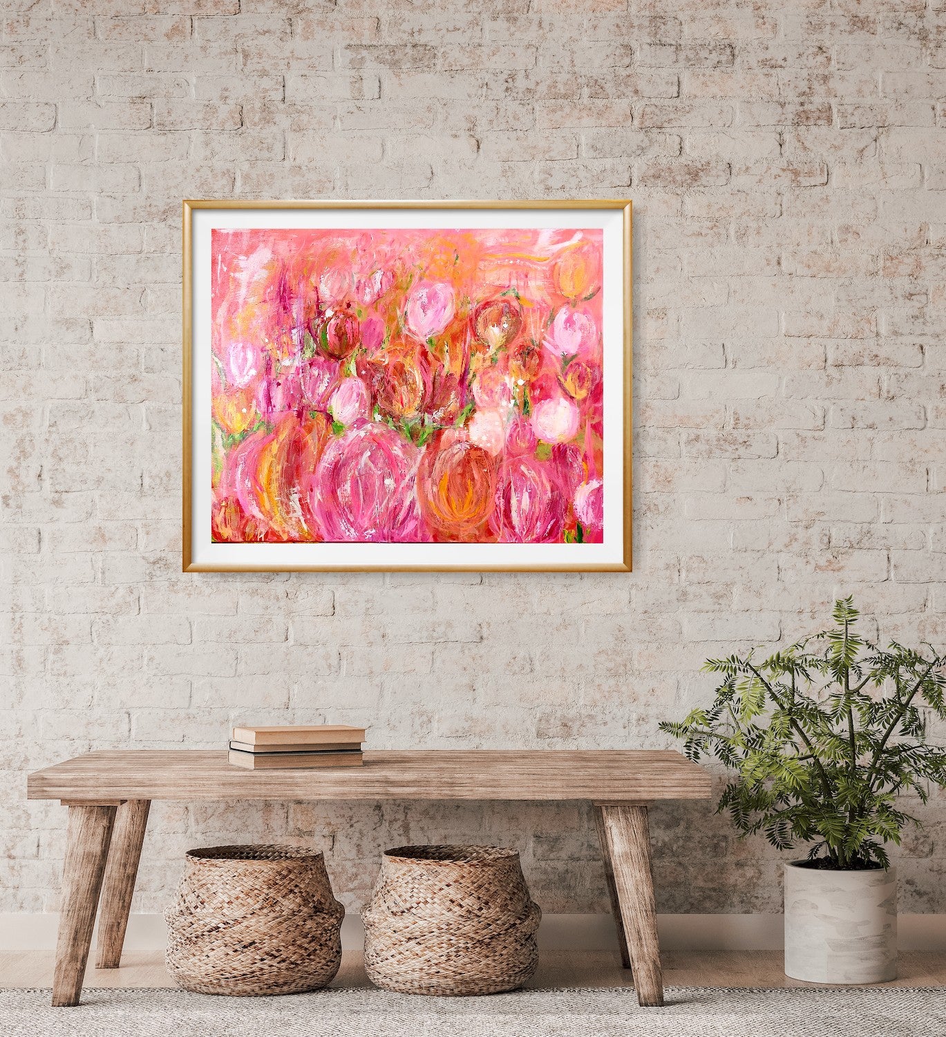 Field of tulips, 80x100 cm
