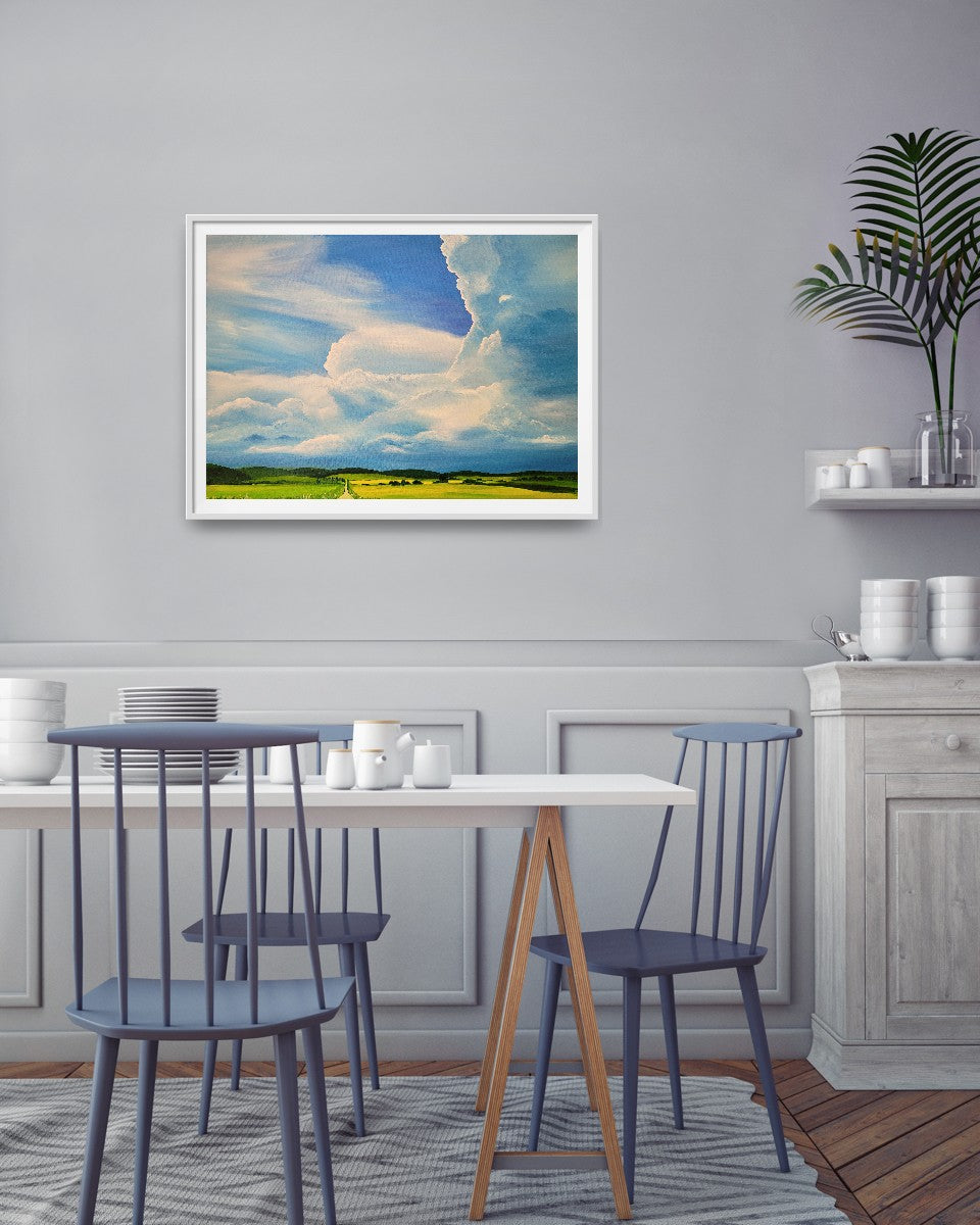 Before the storm, oil painting, 50x70 cm