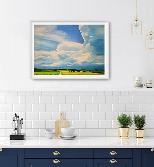 Before the storm, oil painting, 50x70 cm