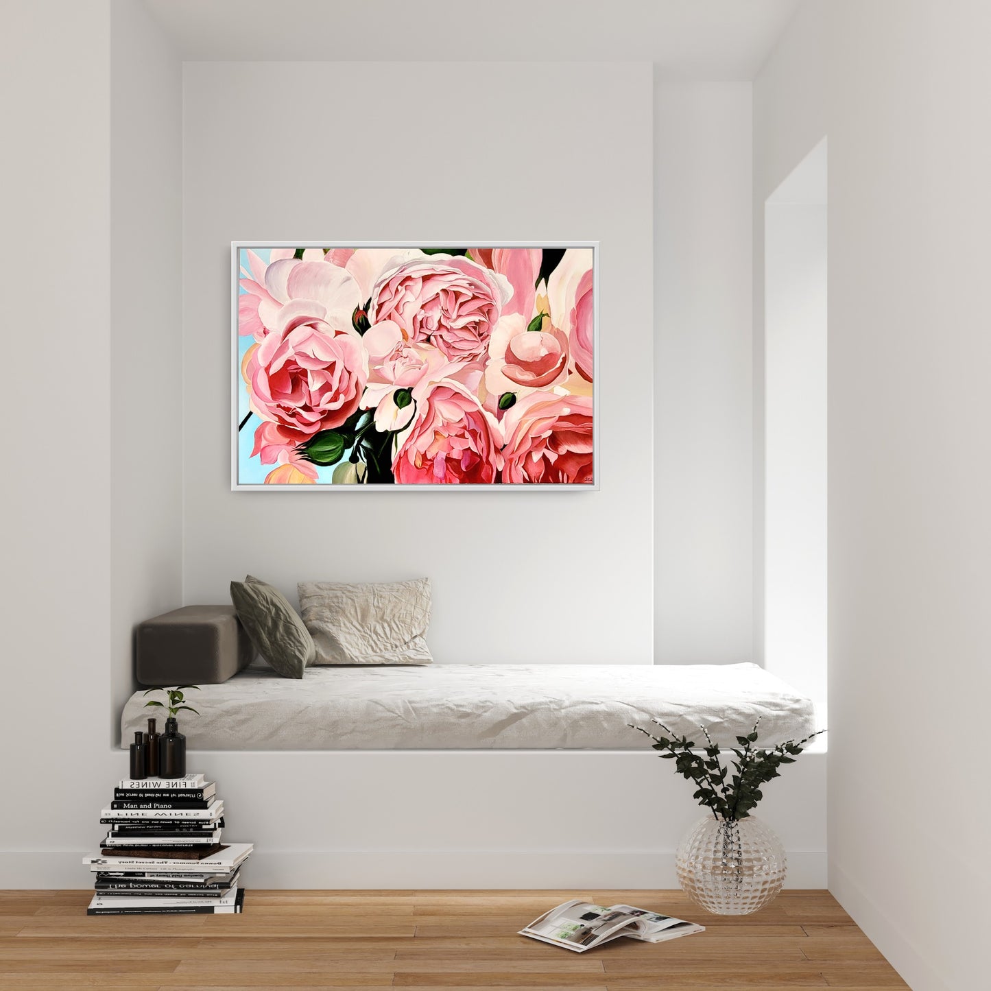 Abundancia de rosas trepadoras, 80x120 cm