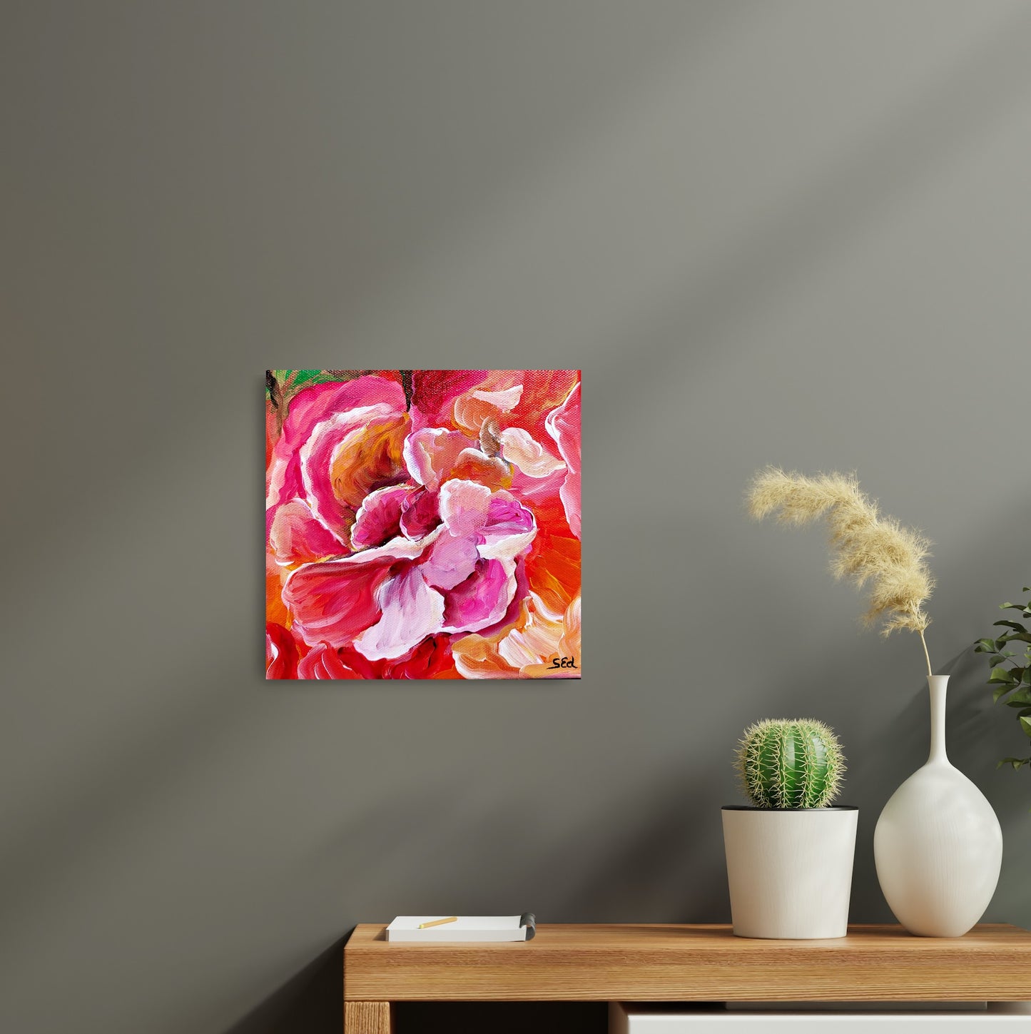 Valentine bloom I, 20x20 cm