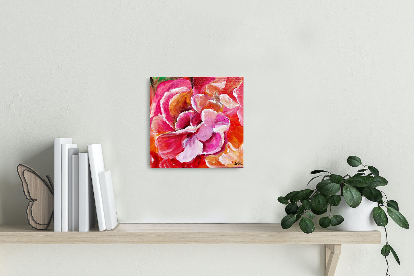 Valentine bloom I, 20x20 cm