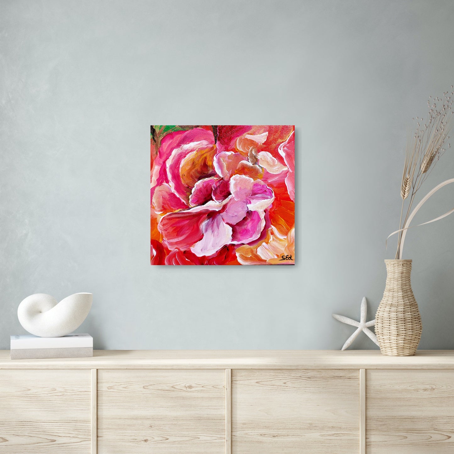 Valentine bloom I, 20x20 cm