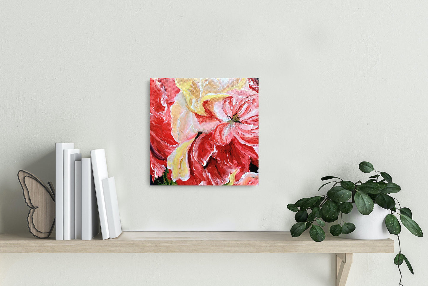 Valentine bloom III, 20x20 cm