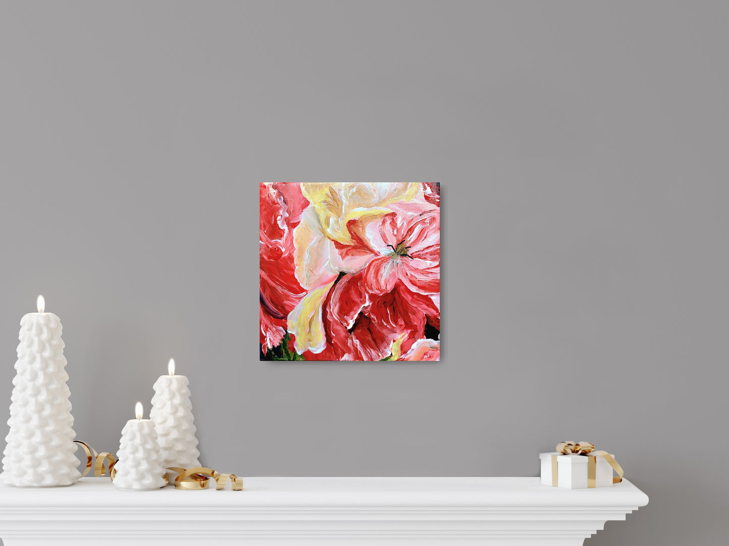 Valentine bloom III, 20x20 cm
