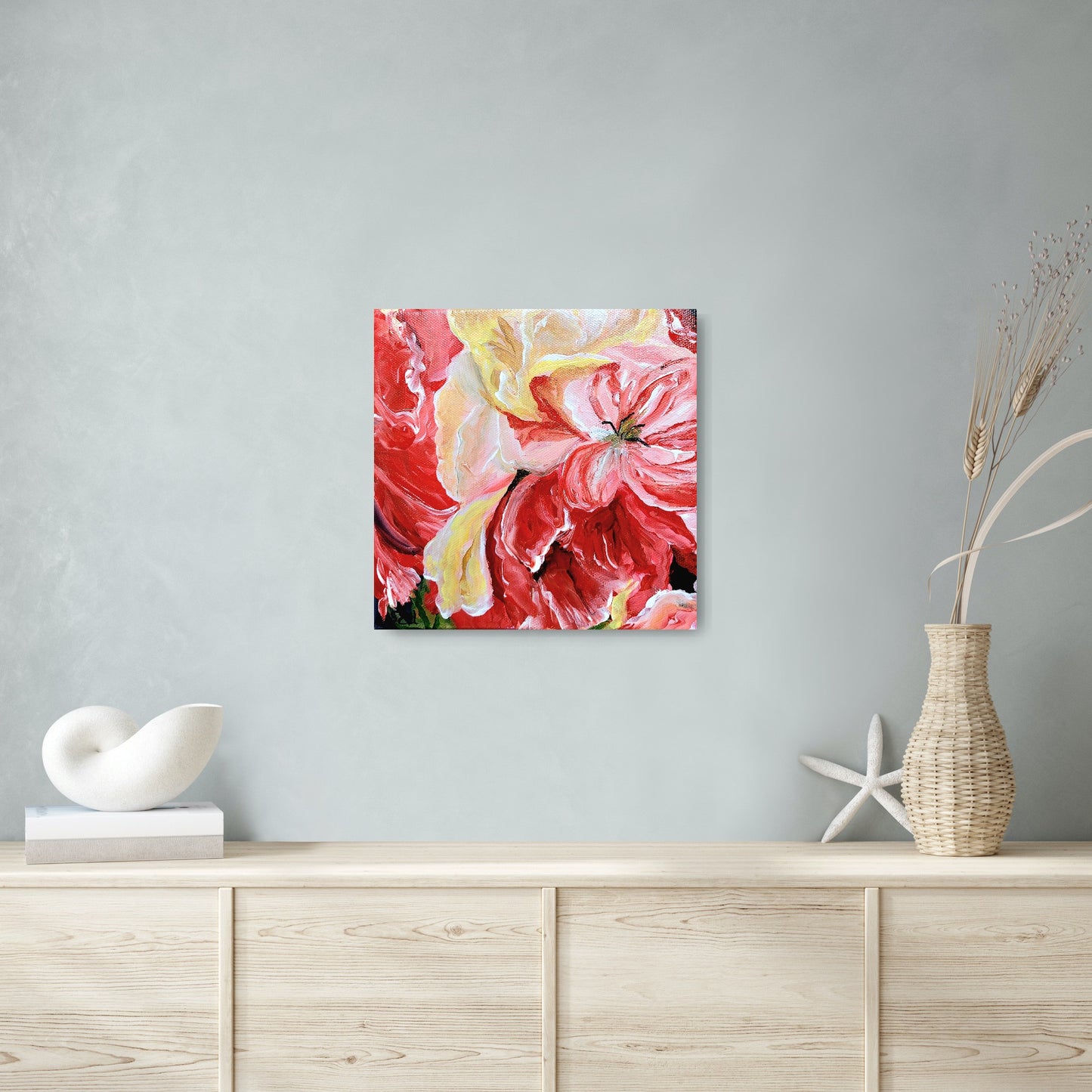 Valentine bloom III, 20x20 cm
