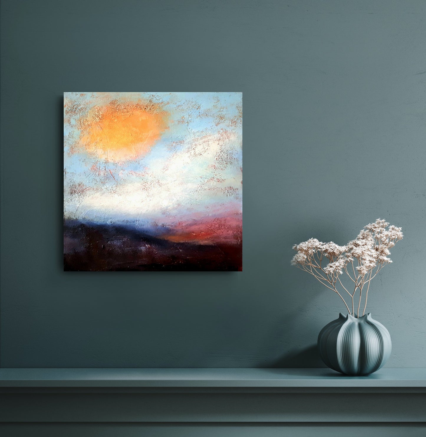 Moors and valleys I-III, 40x40cm each