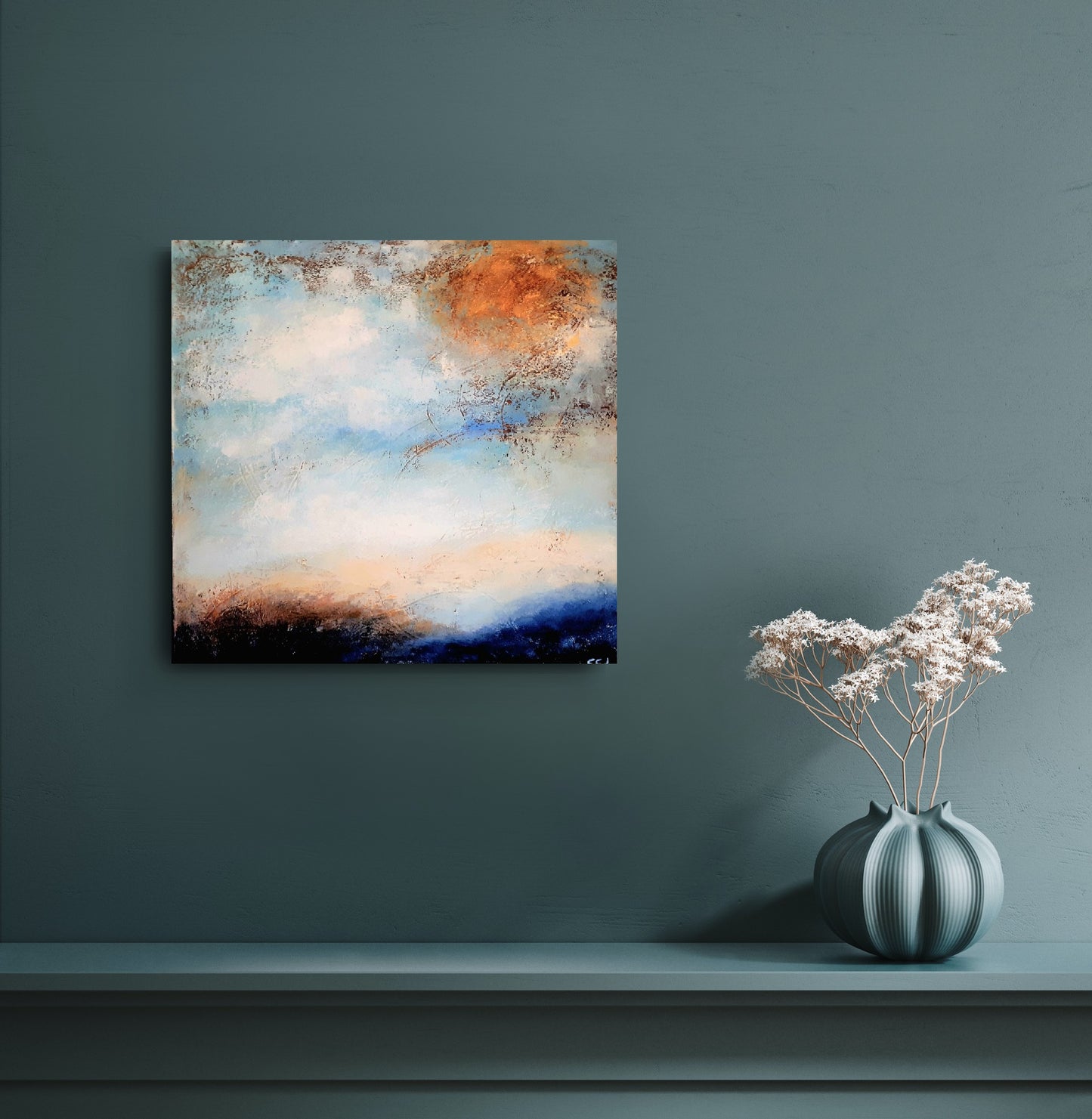 Moors and valleys I-III, 40x40cm each