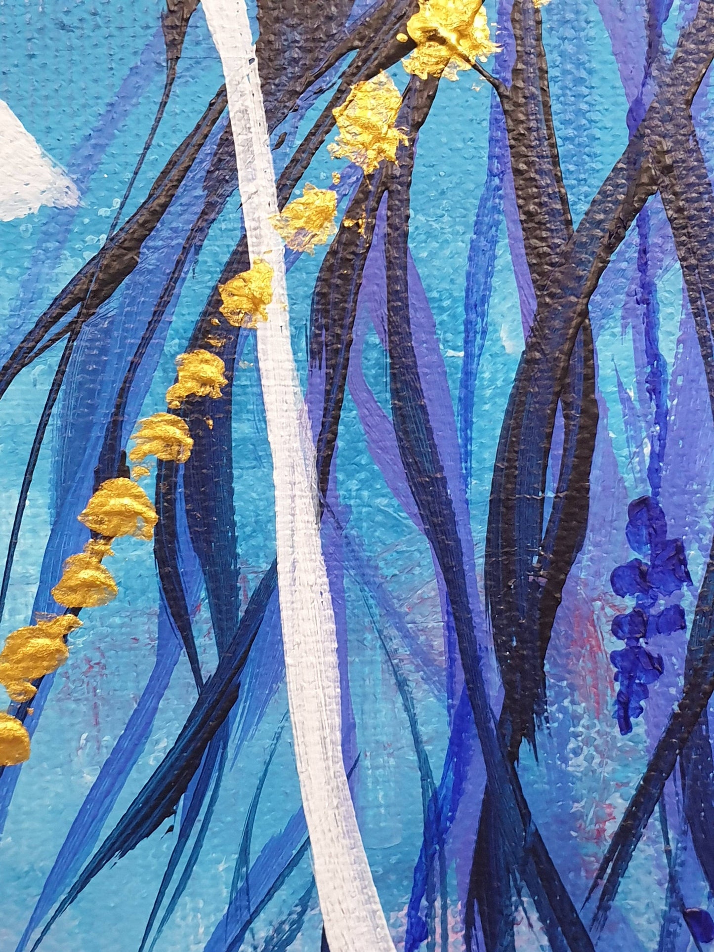 Blue jungle III, 40x40 cm Kunst & Unterhaltung sylviaeder-art