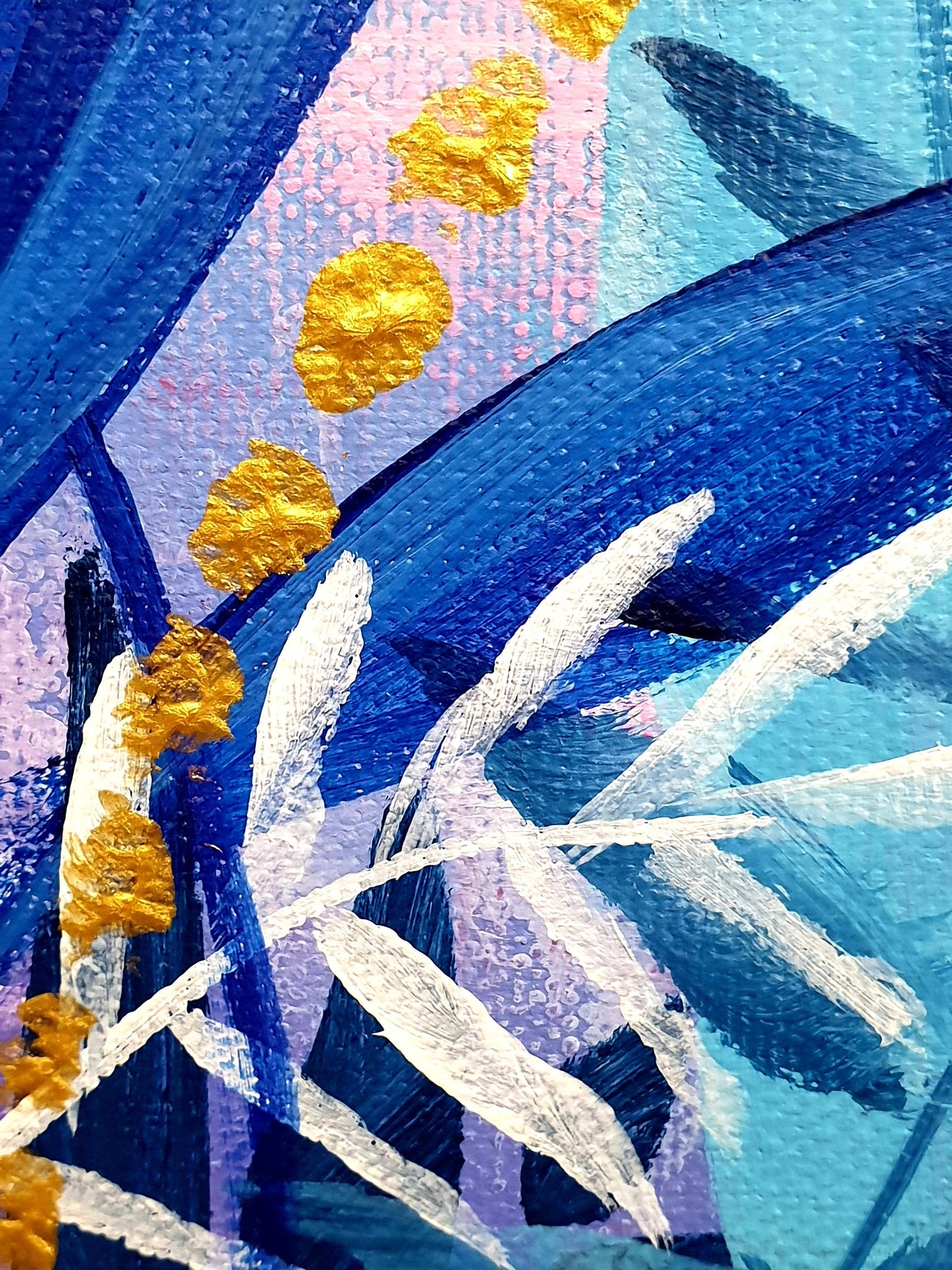 Blue jungle III, 40x40 cm Kunst & Unterhaltung sylviaeder-art