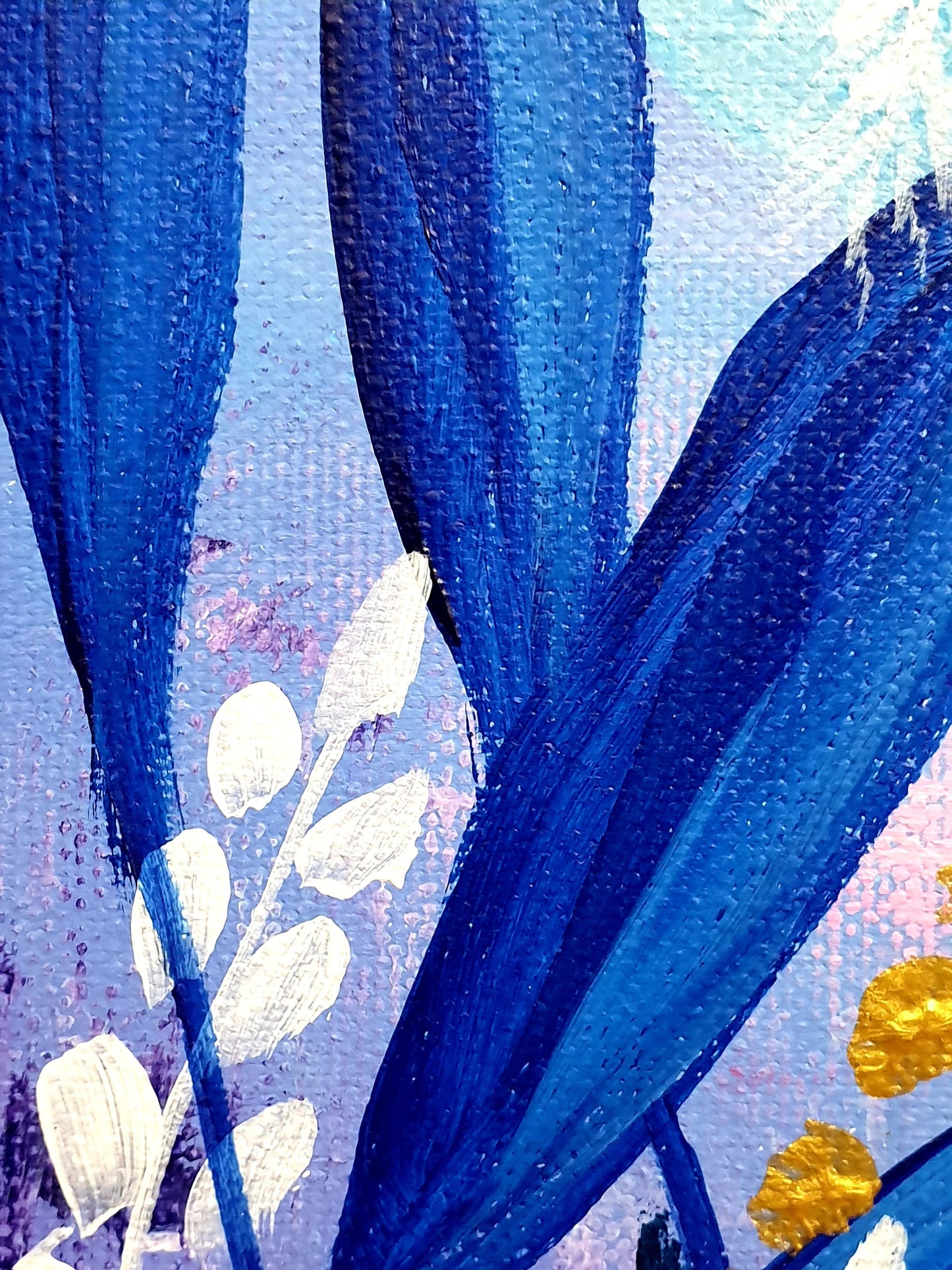 Blue jungle III, 40x40 cm Kunst & Unterhaltung sylviaeder-art