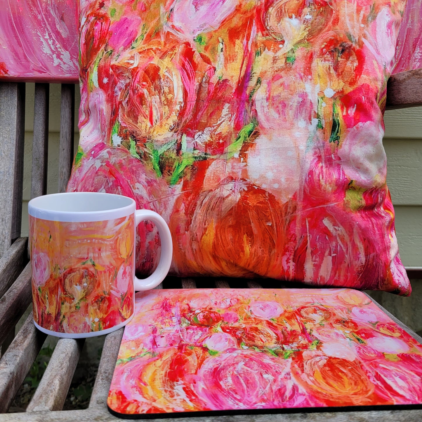 Alfombrilla de Ratón y Taza ´Archivo de tulipanes´