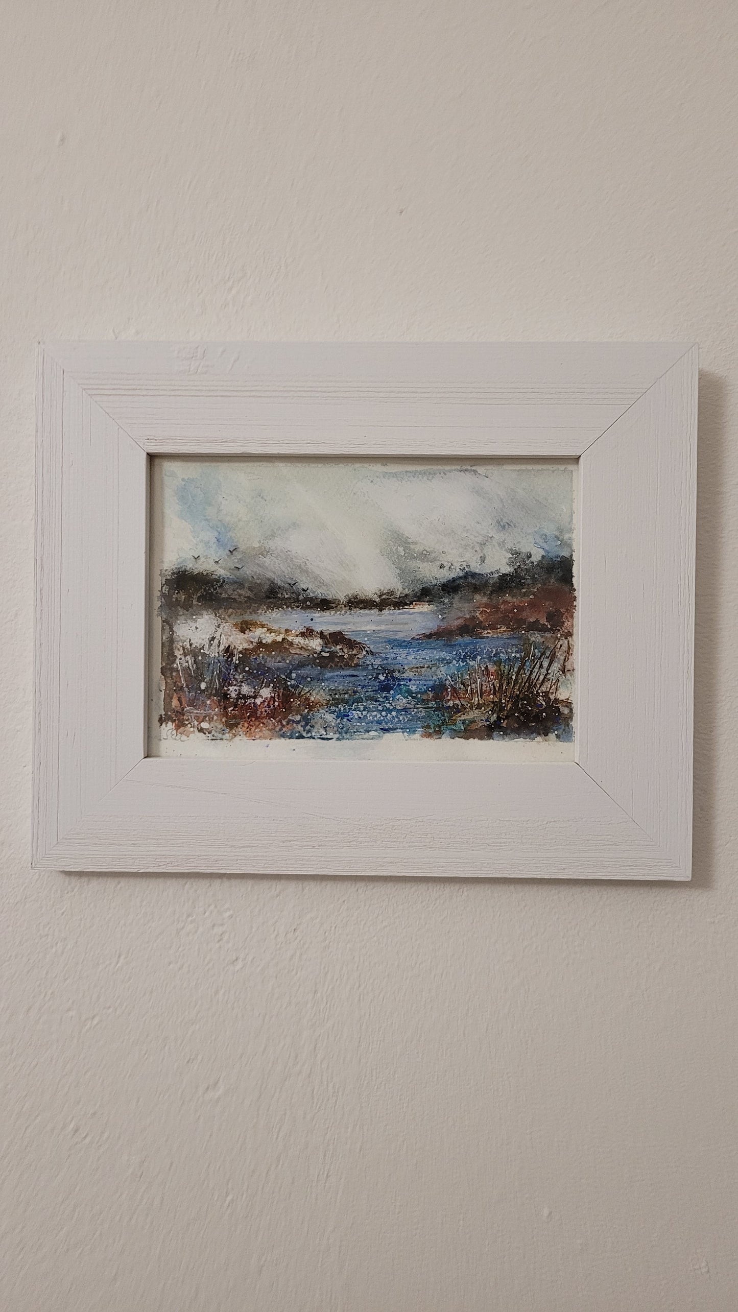 Watercolor ´In the moors´, 15x21 cm