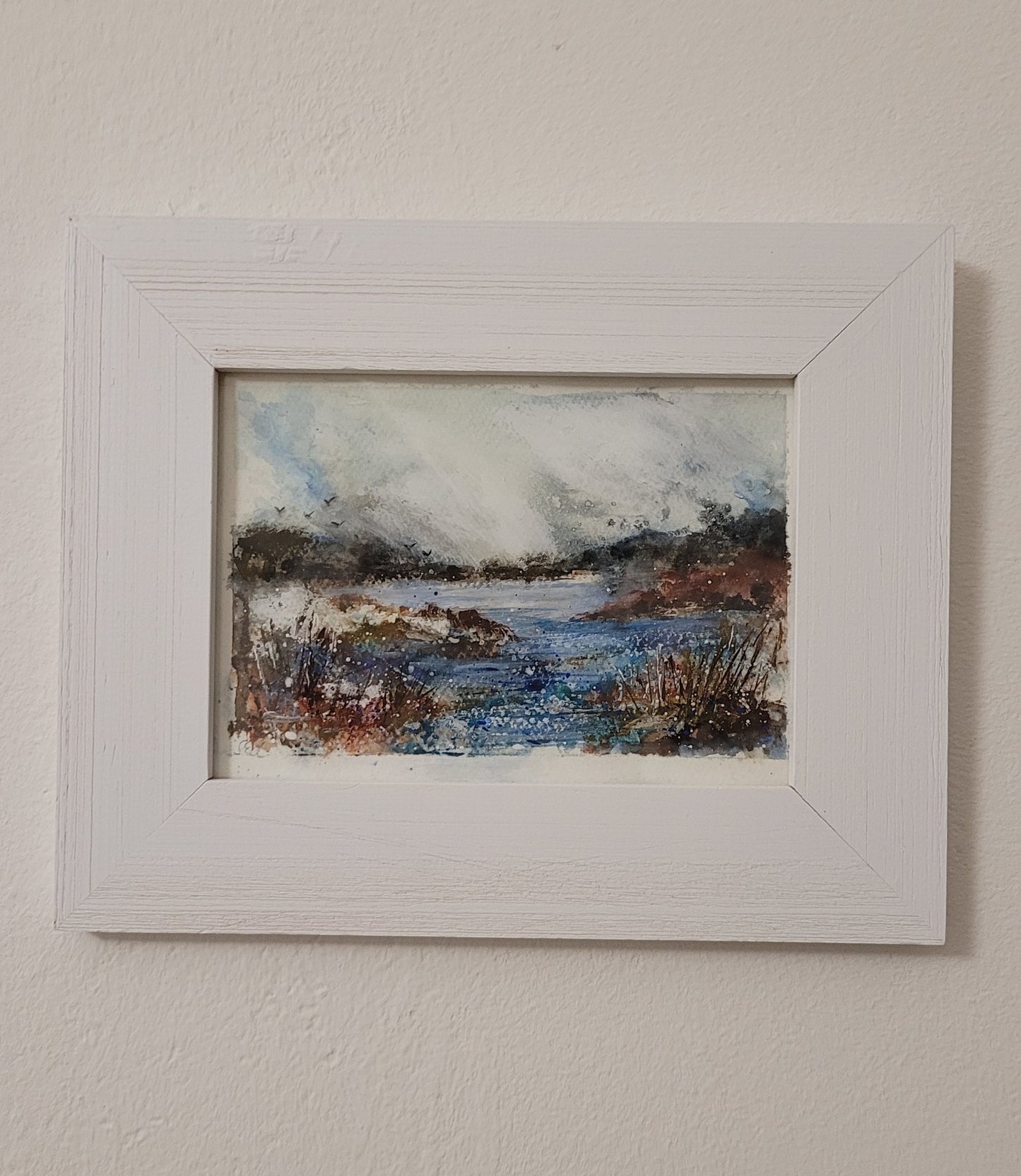 Watercolor ´In the moors´, 15x21 cm