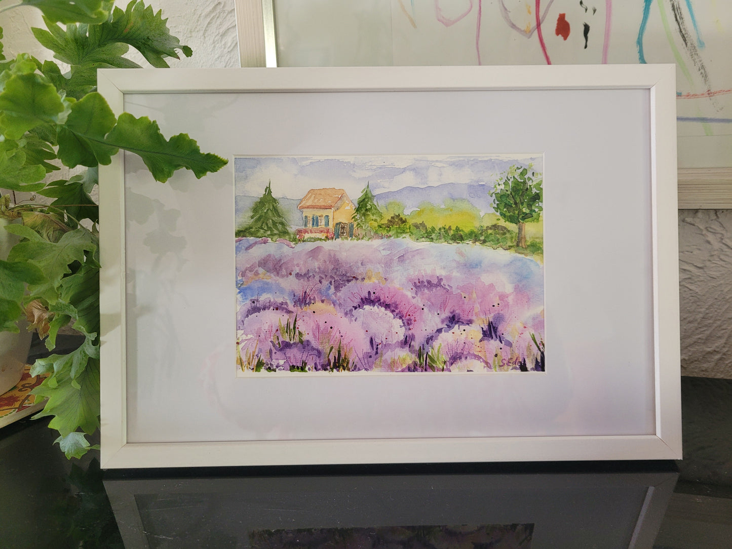 Watercolor ´Lavender dreams´ 15x20 cm