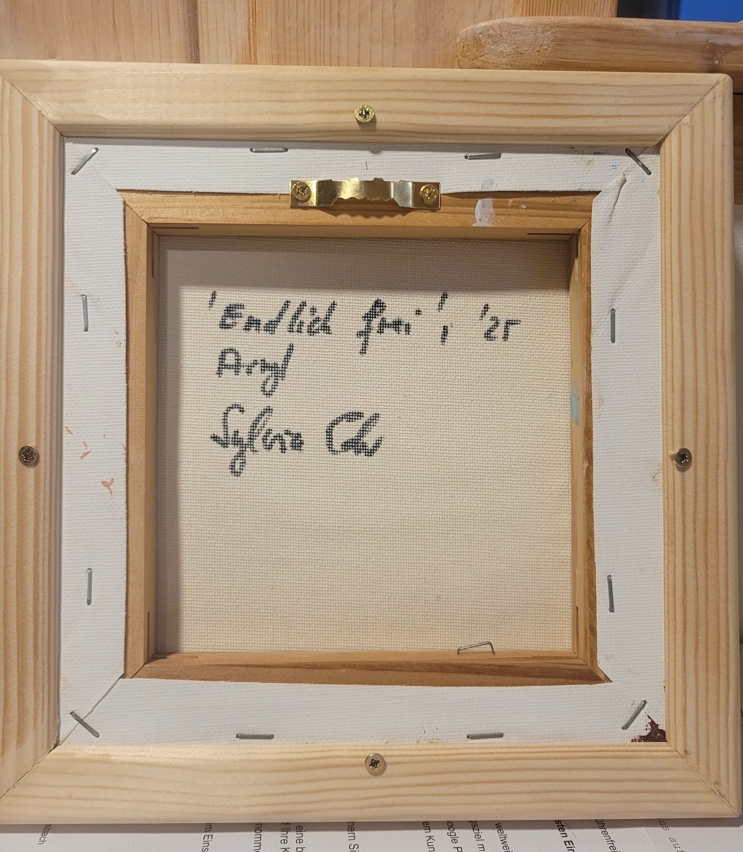 ´Free at last´, 20x20cm