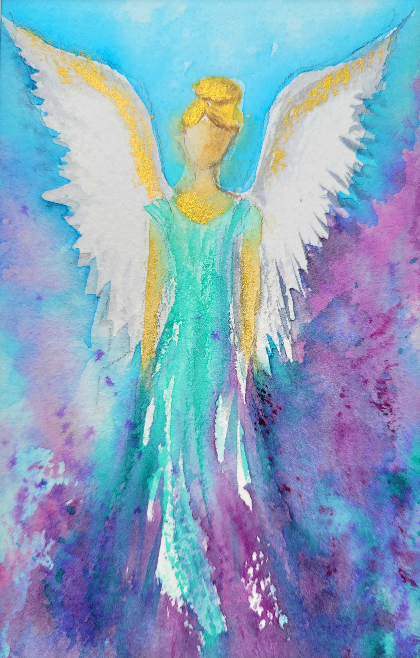 Engel im Winterlicht