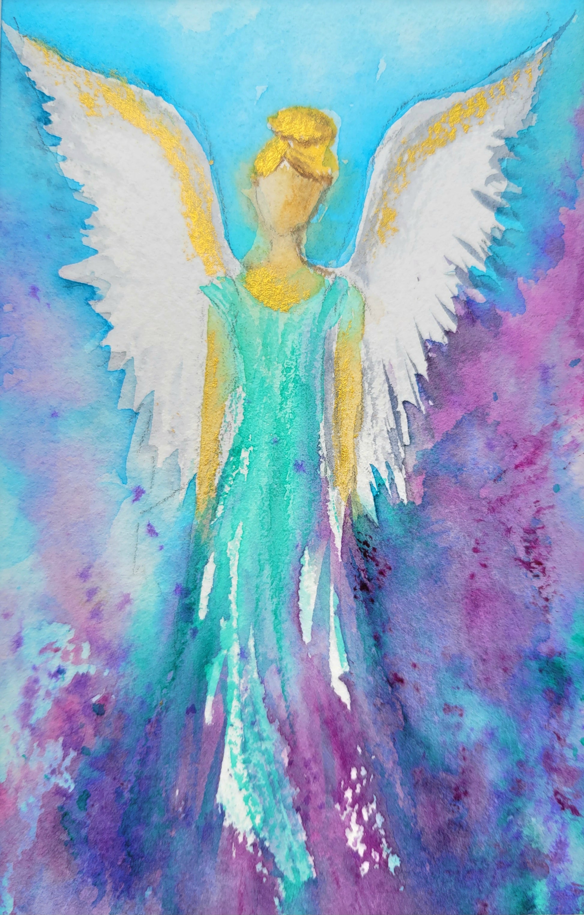 Engel im Winterlicht