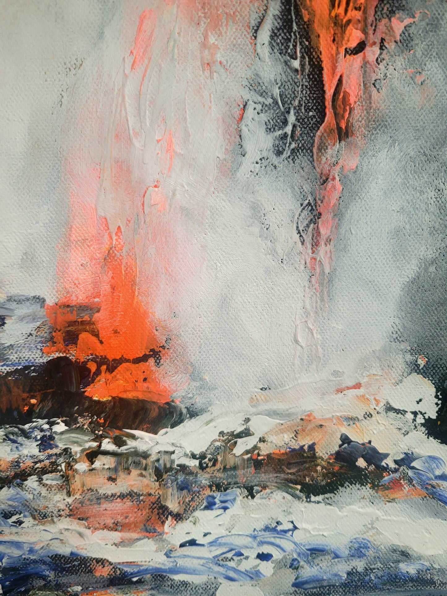 ´Kilauea lava flow´, 80x40 cm