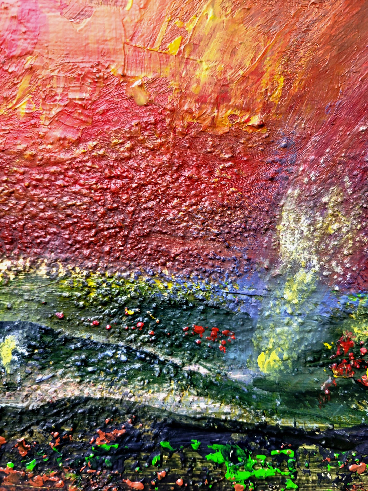 Eifel is burning, 40x50 cm