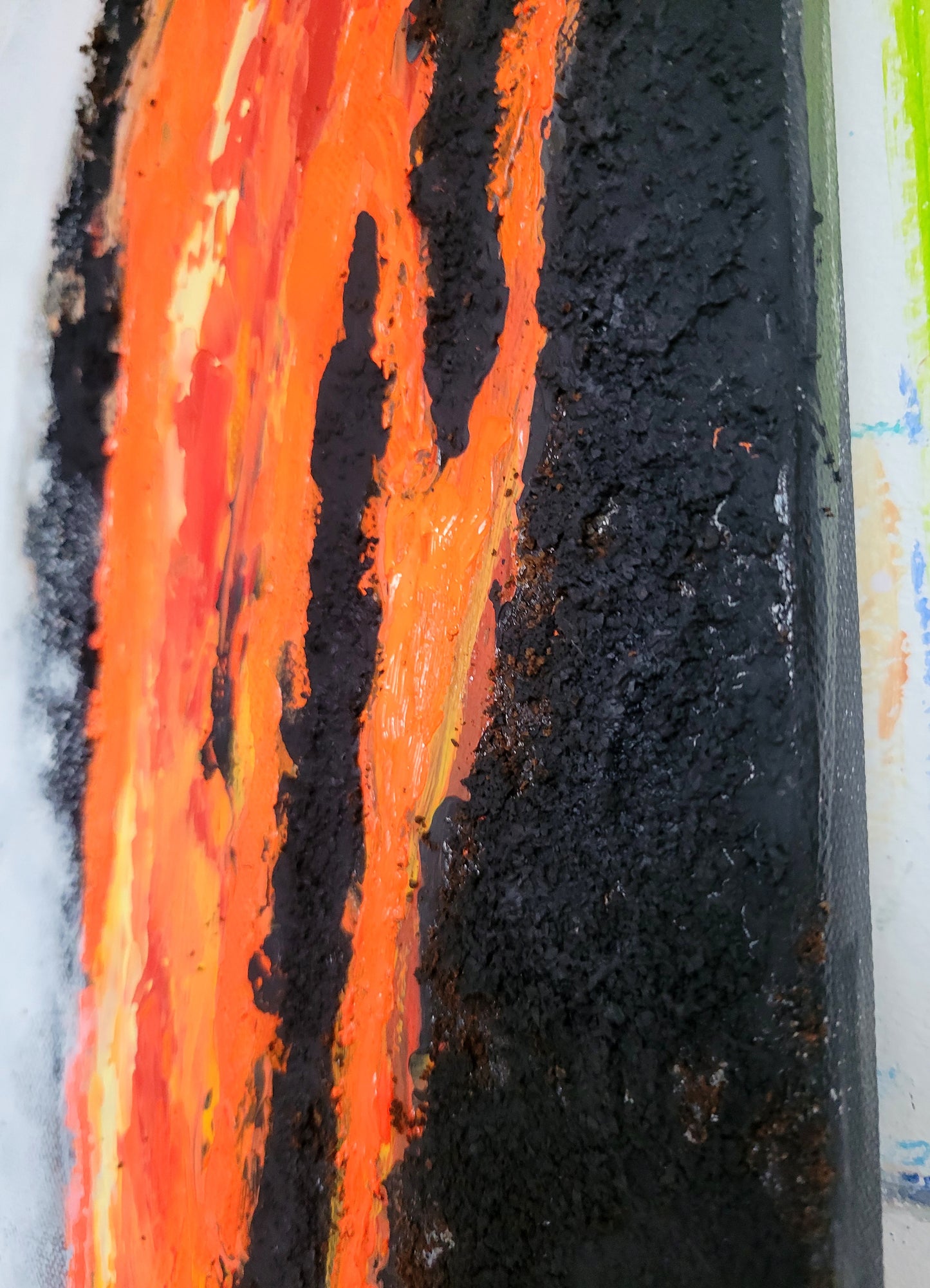 ´Kilauea lava flow´, 80x40 cm
