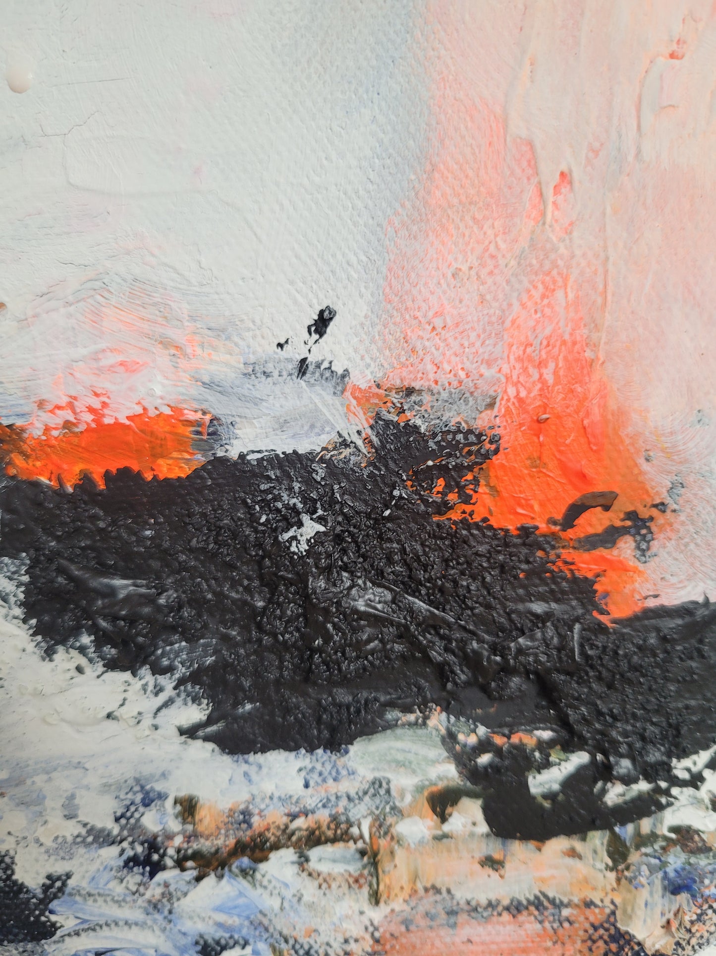 ´Kilauea lava flow´, 80x40 cm