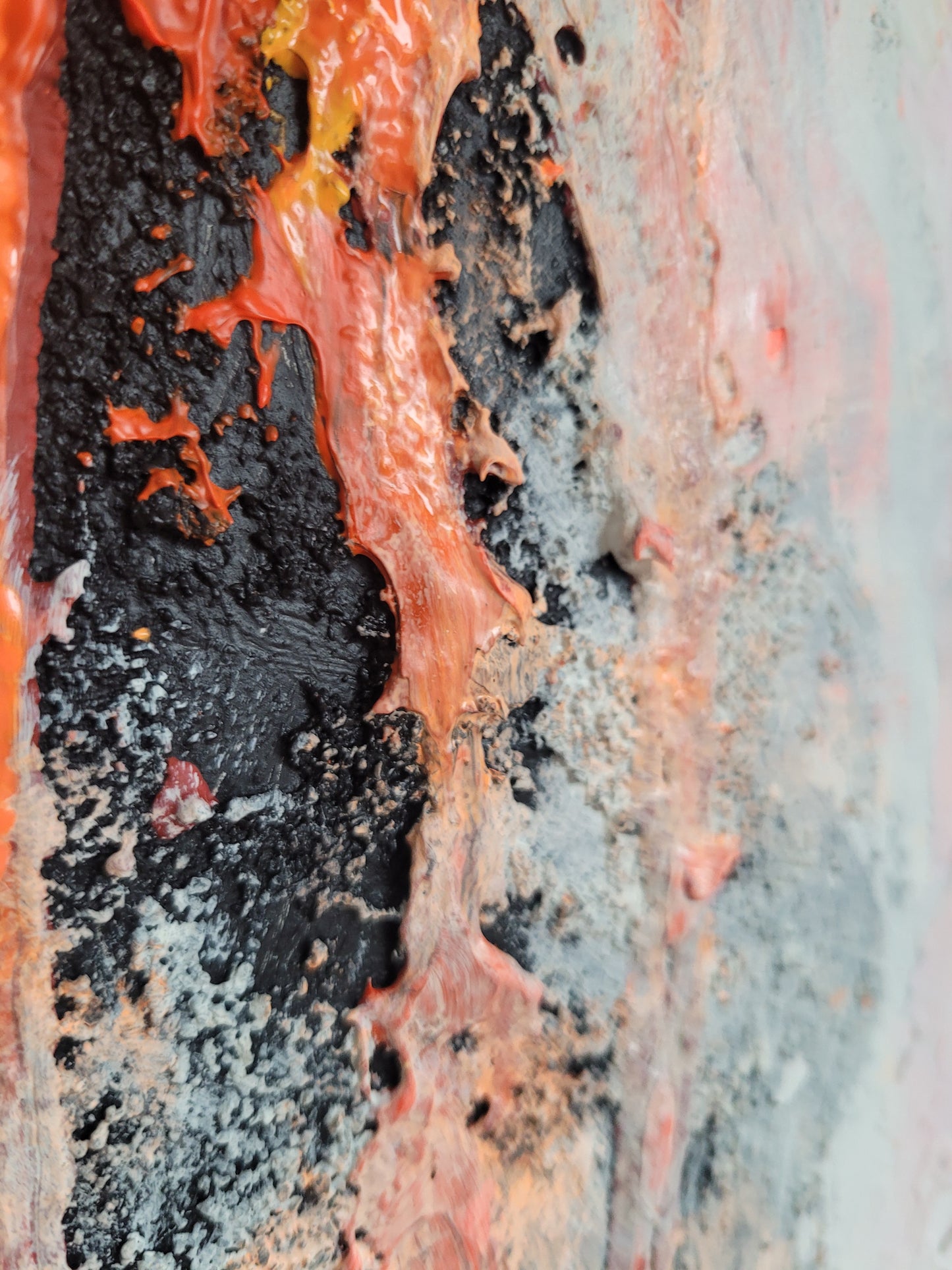 ´Kilauea lava flow´, 80x40 cm