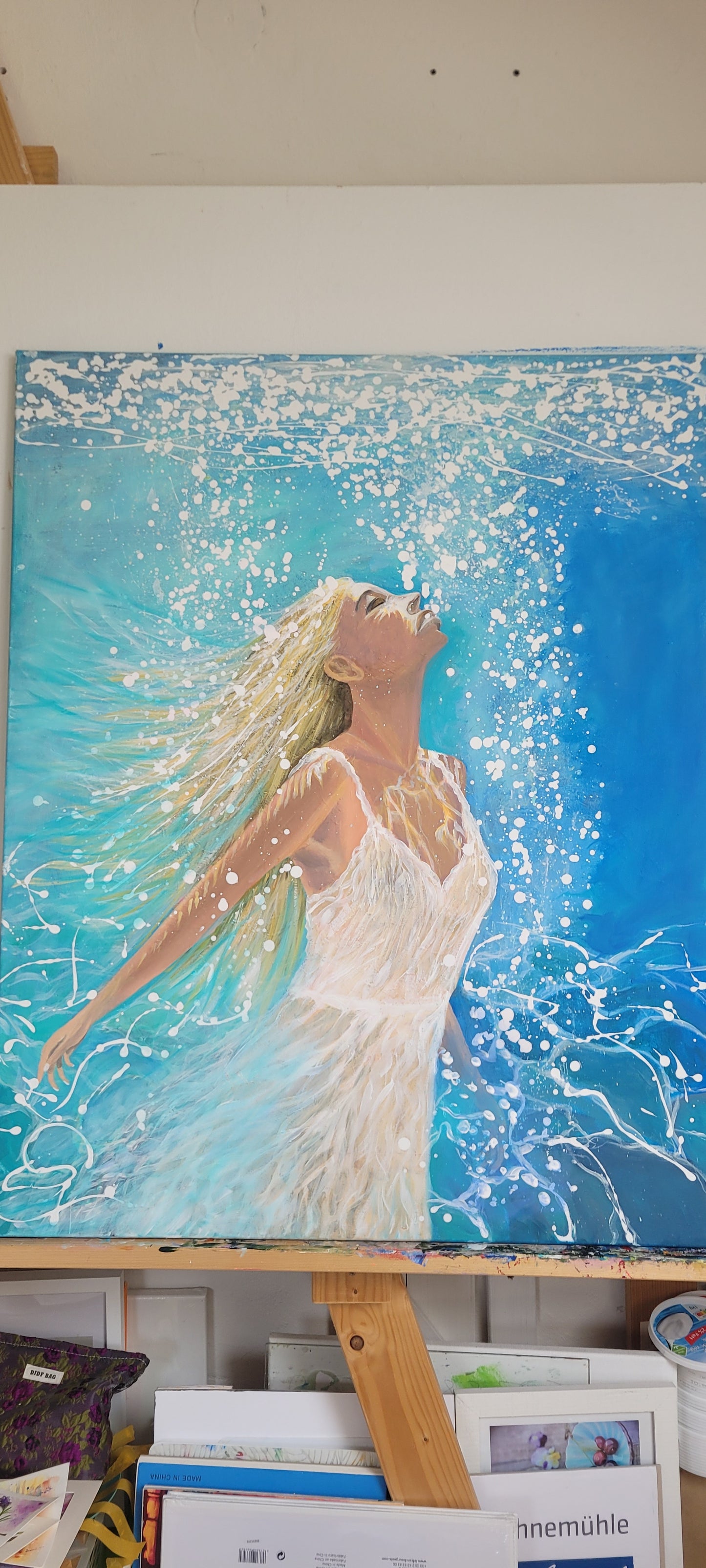 Finally peace and quiet, 100x80cm