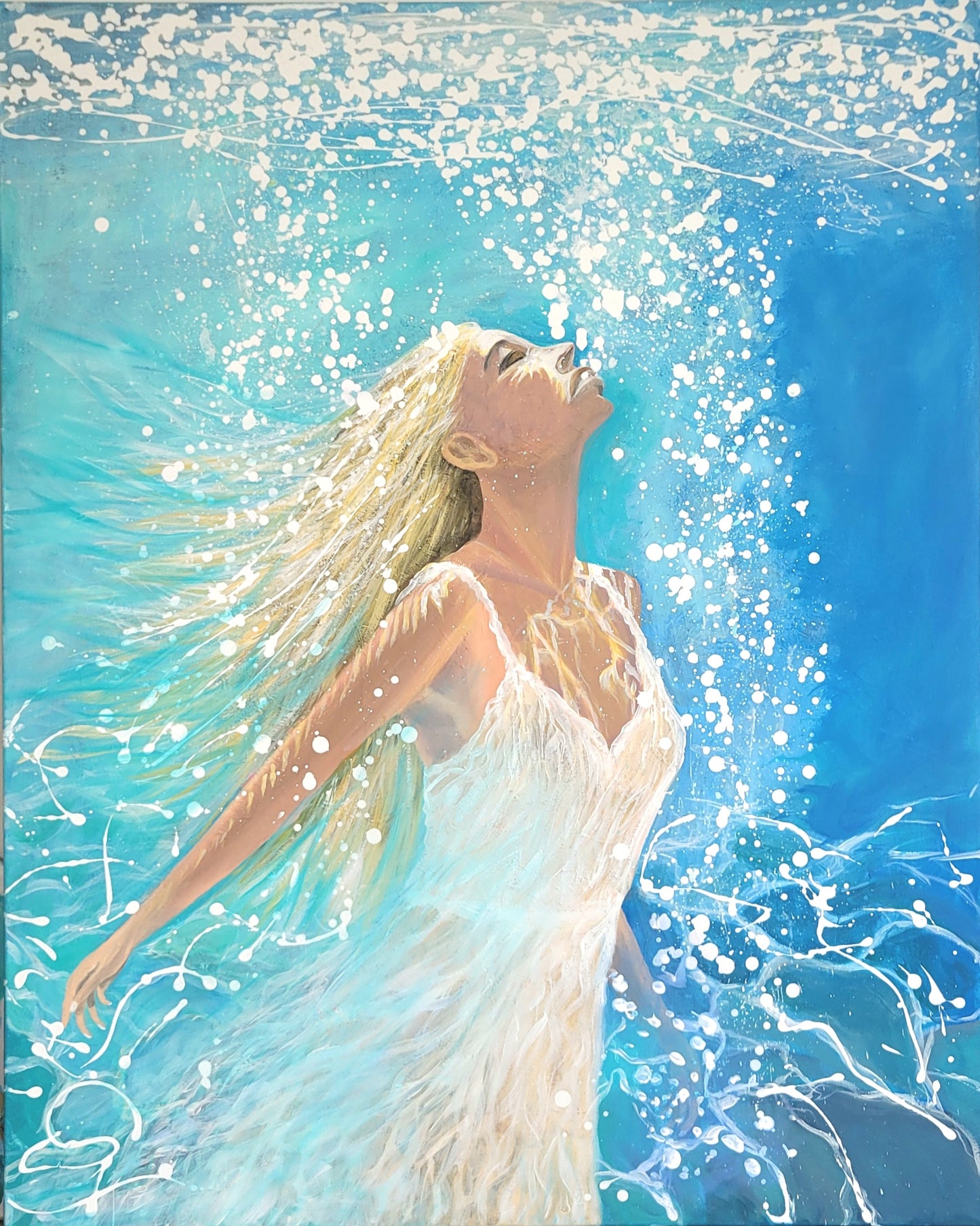 Finally peace and quiet, 100x80cm